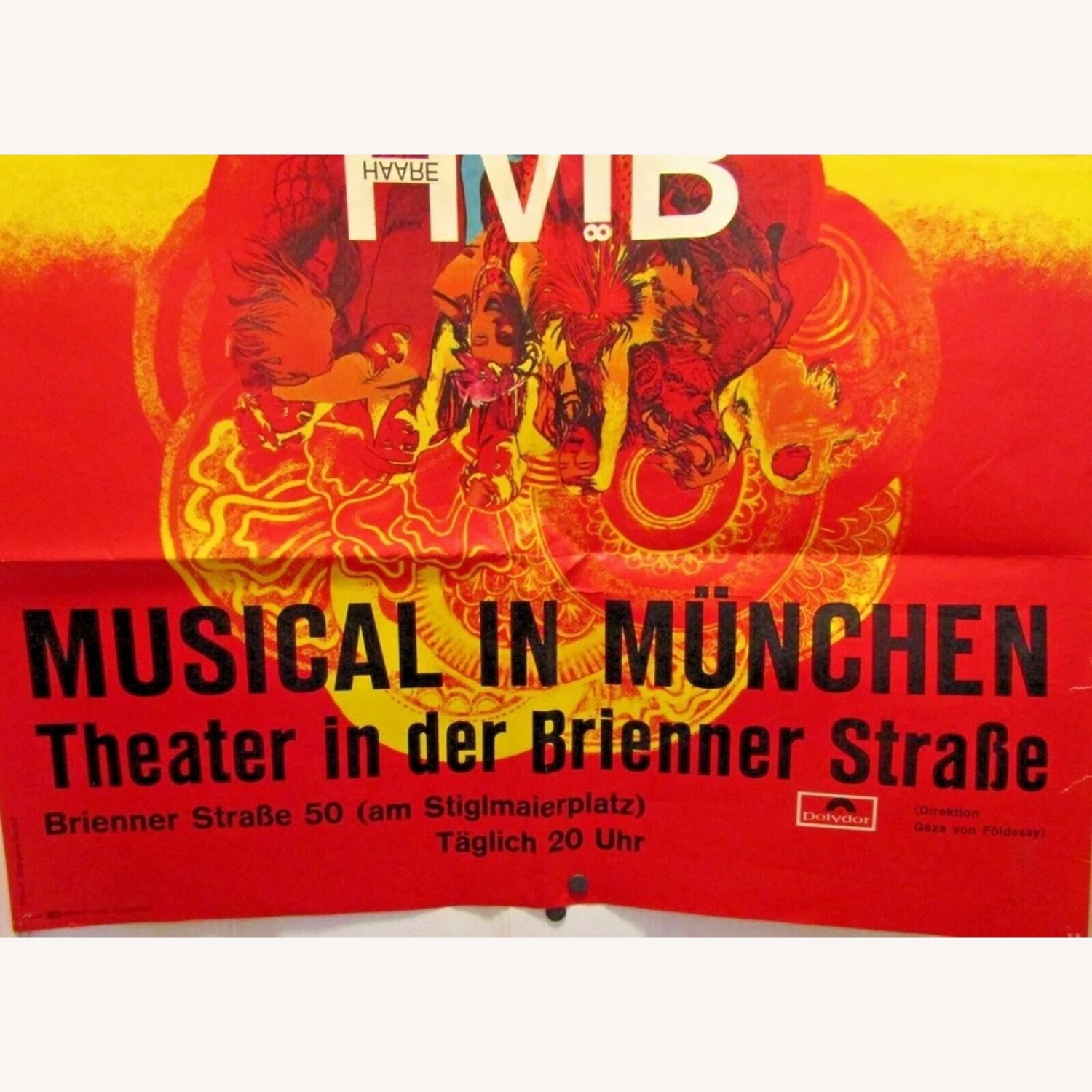 Hair Musical in Munchen Poster Theater - image-6