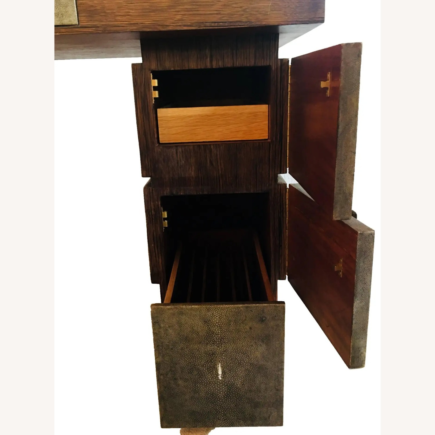 R&Y Augousti 1990s Shagreen Desk - image-4