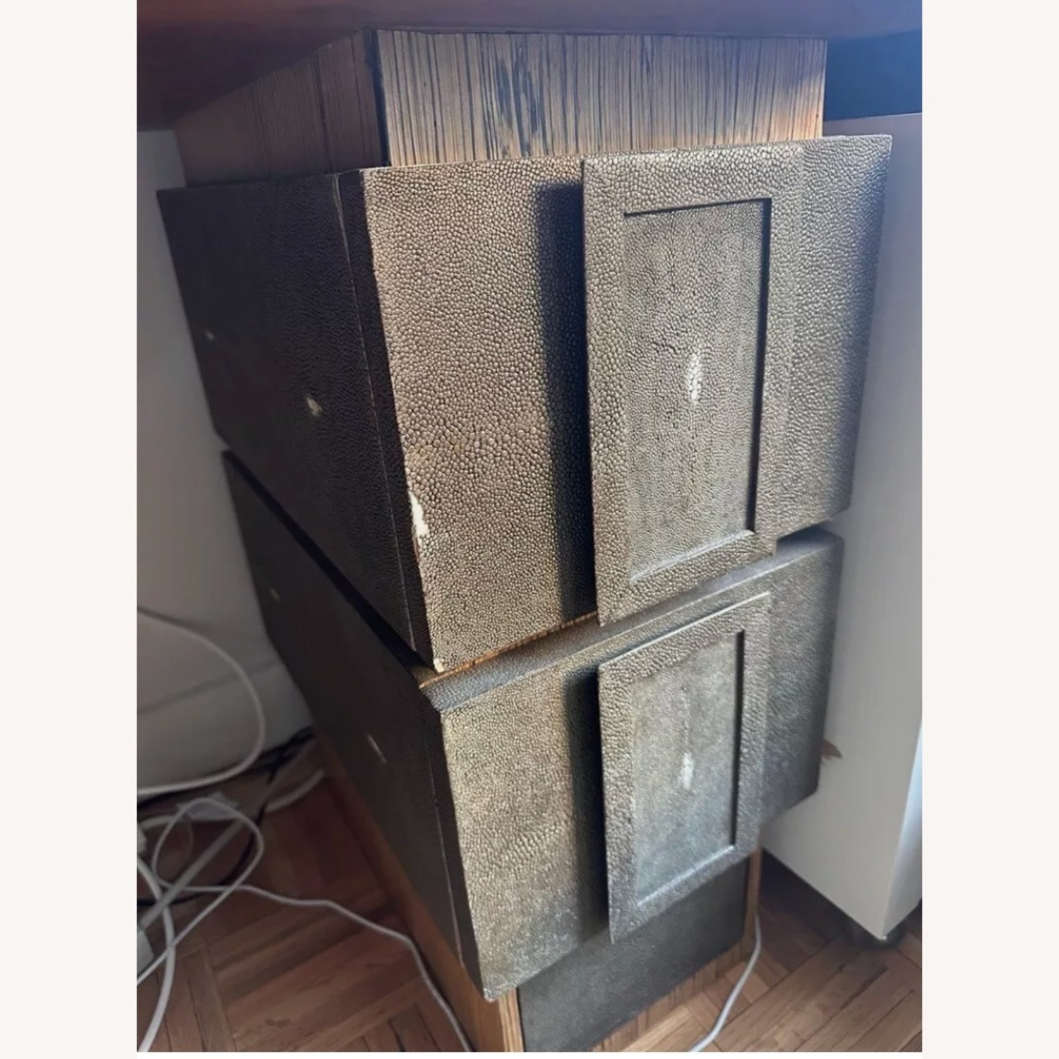 R&Y Augousti 1990s Shagreen Desk - image-6