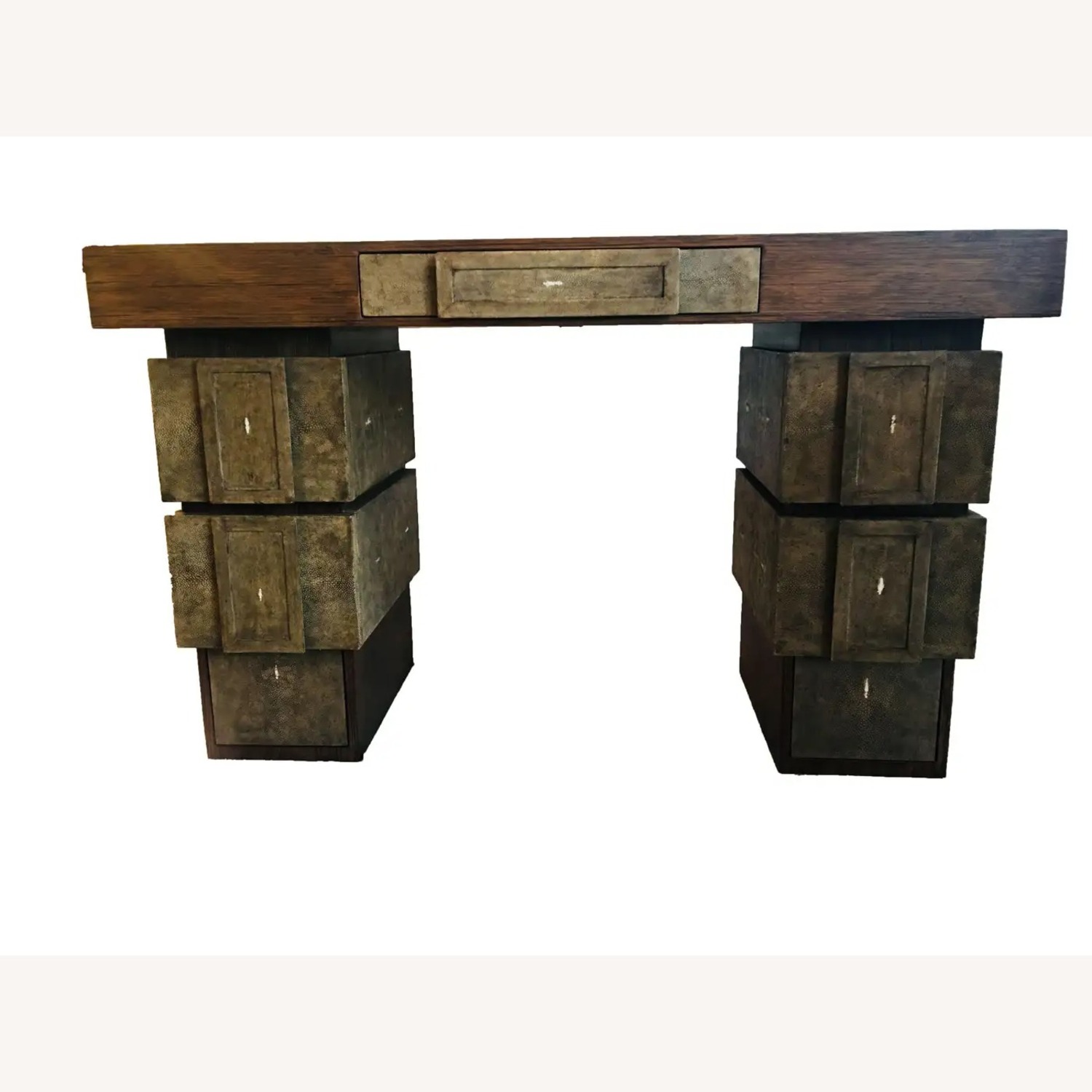 R&Y Augousti 1990s Shagreen Desk - image-2