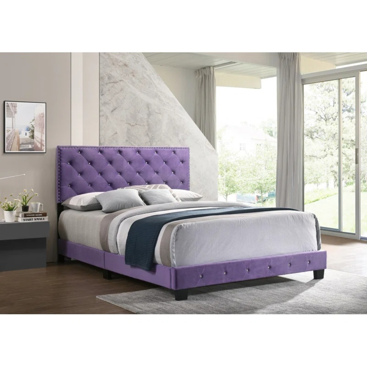 Castilla Upholstered Platform Bed - image-5