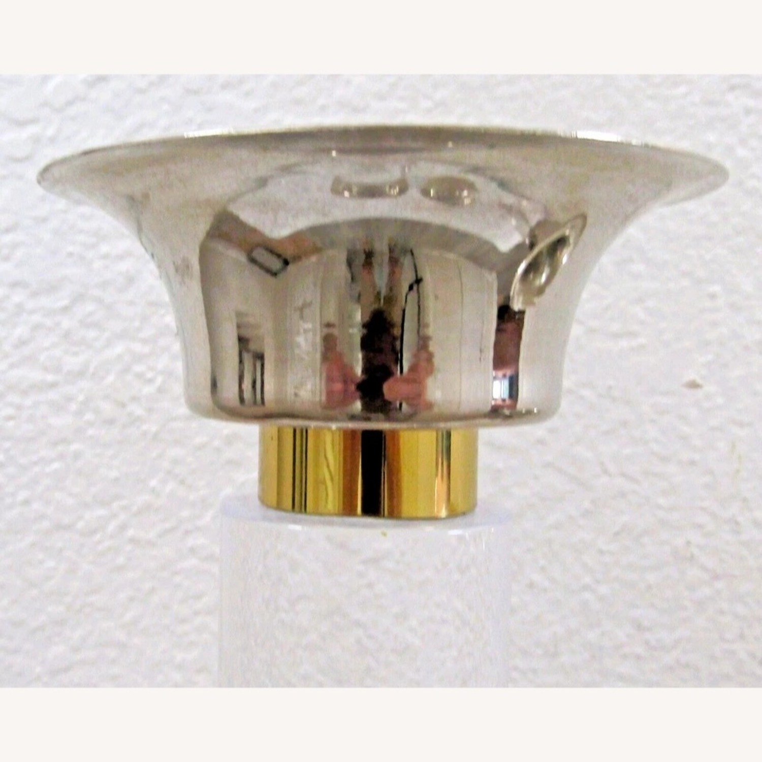 Pair of Lucite Column Candle Holders Karl Springer - image-6