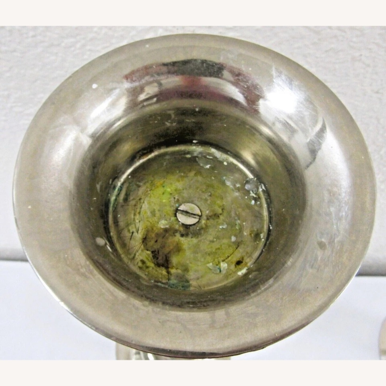 Pair of Lucite Column Candle Holders Karl Springer - image-10