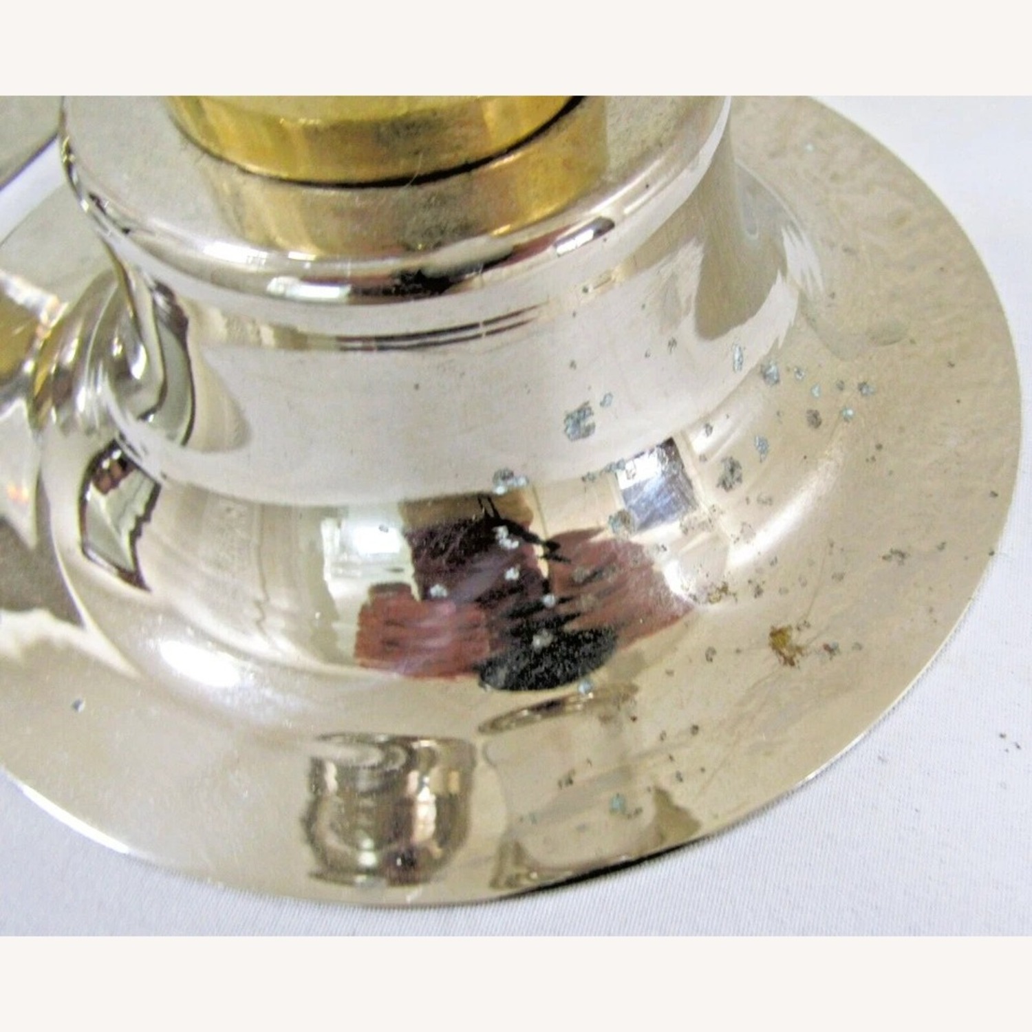 Pair of Lucite Column Candle Holders Karl Springer - image-9