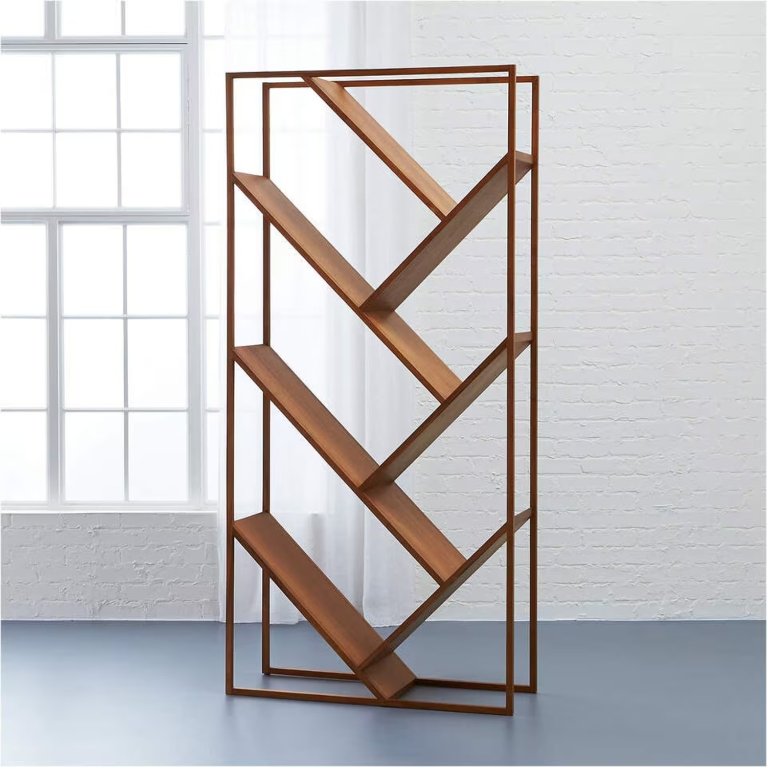 CB2 V Bookcase Room Divider - image-5