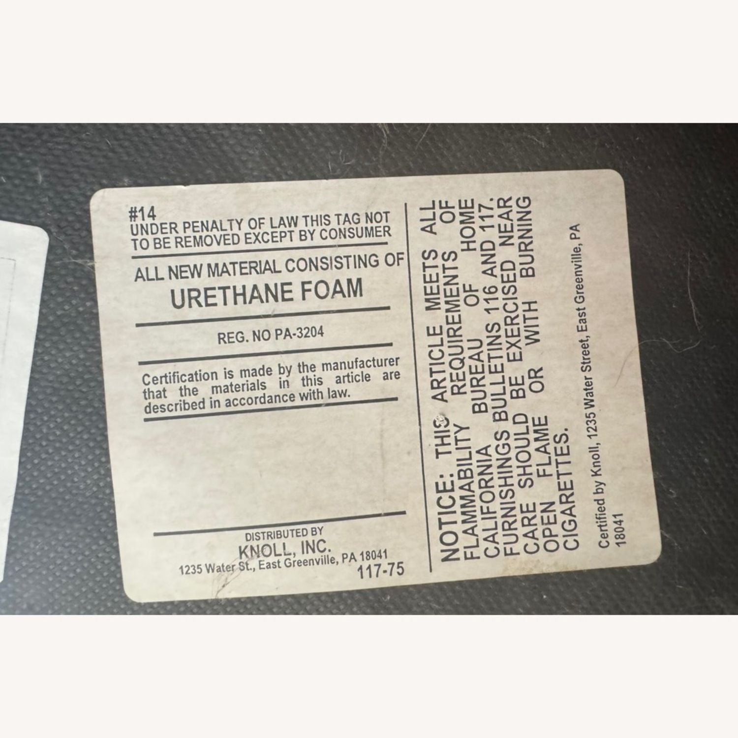 Charles Pfister Petite Sofa by Knoll - image-4