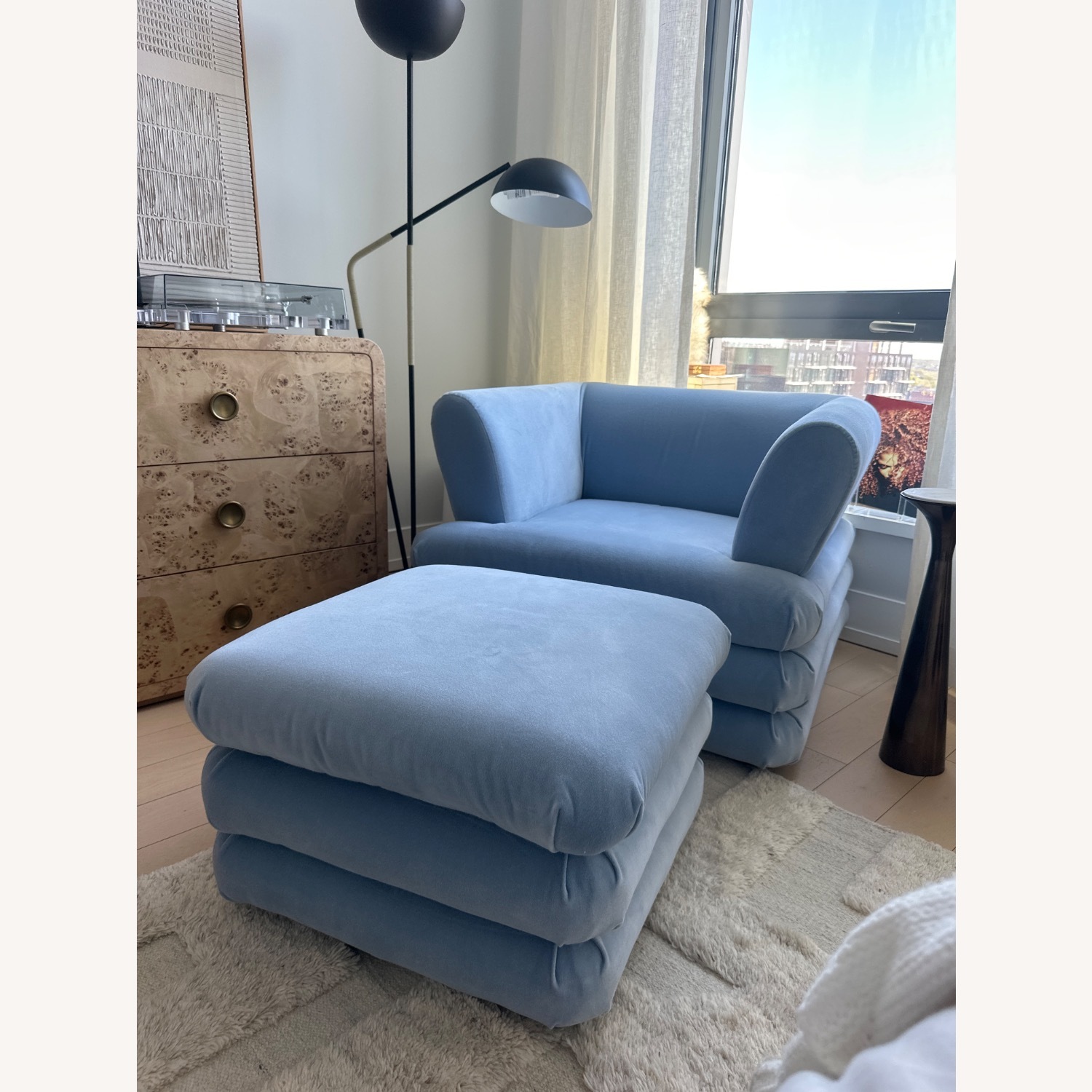 Lulu & Georgia Accent Chair and Ottoman - image-2