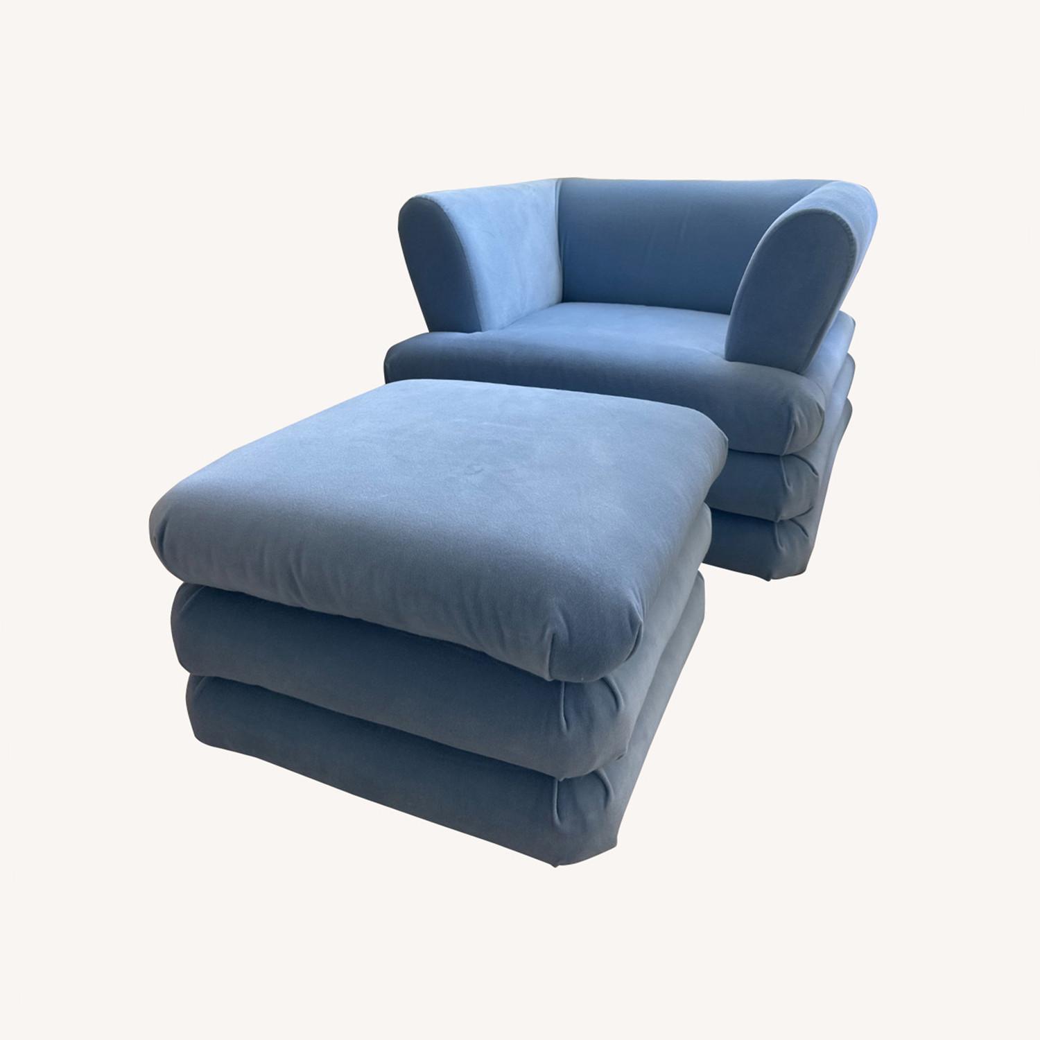 Lulu & Georgia Accent Chair and Ottoman - image-0