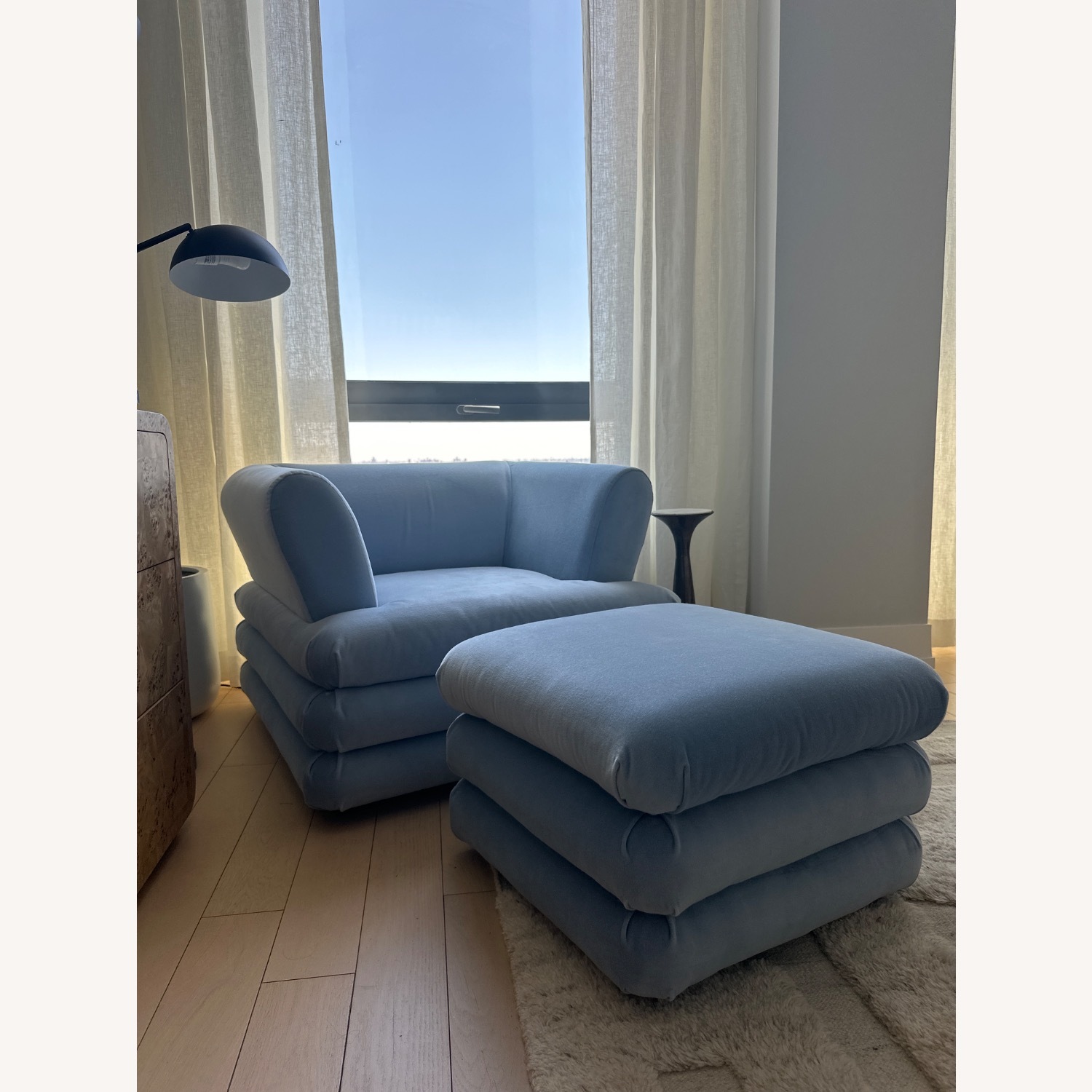 Lulu & Georgia Accent Chair and Ottoman - image-1