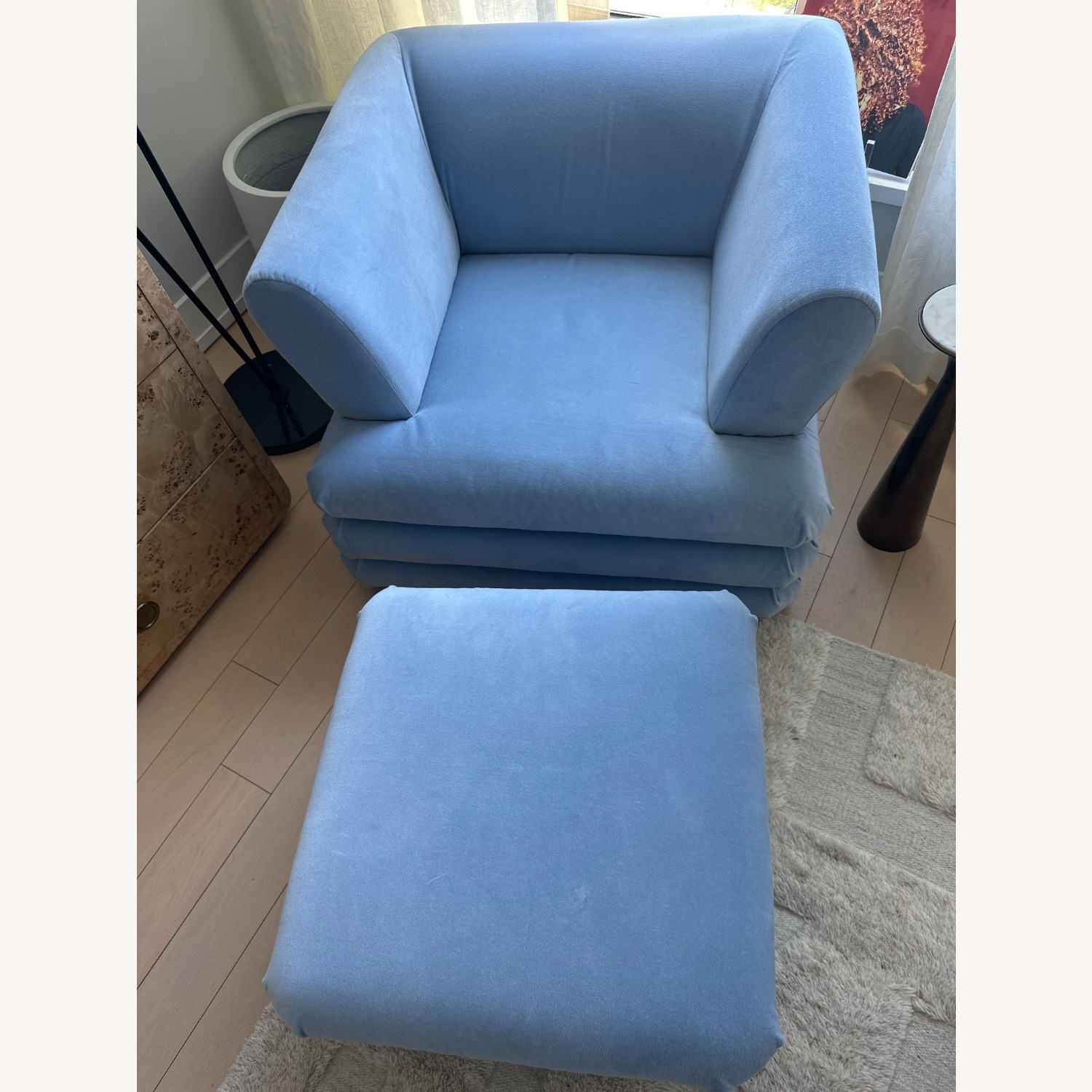 Lulu & Georgia Accent Chair and Ottoman - image-4