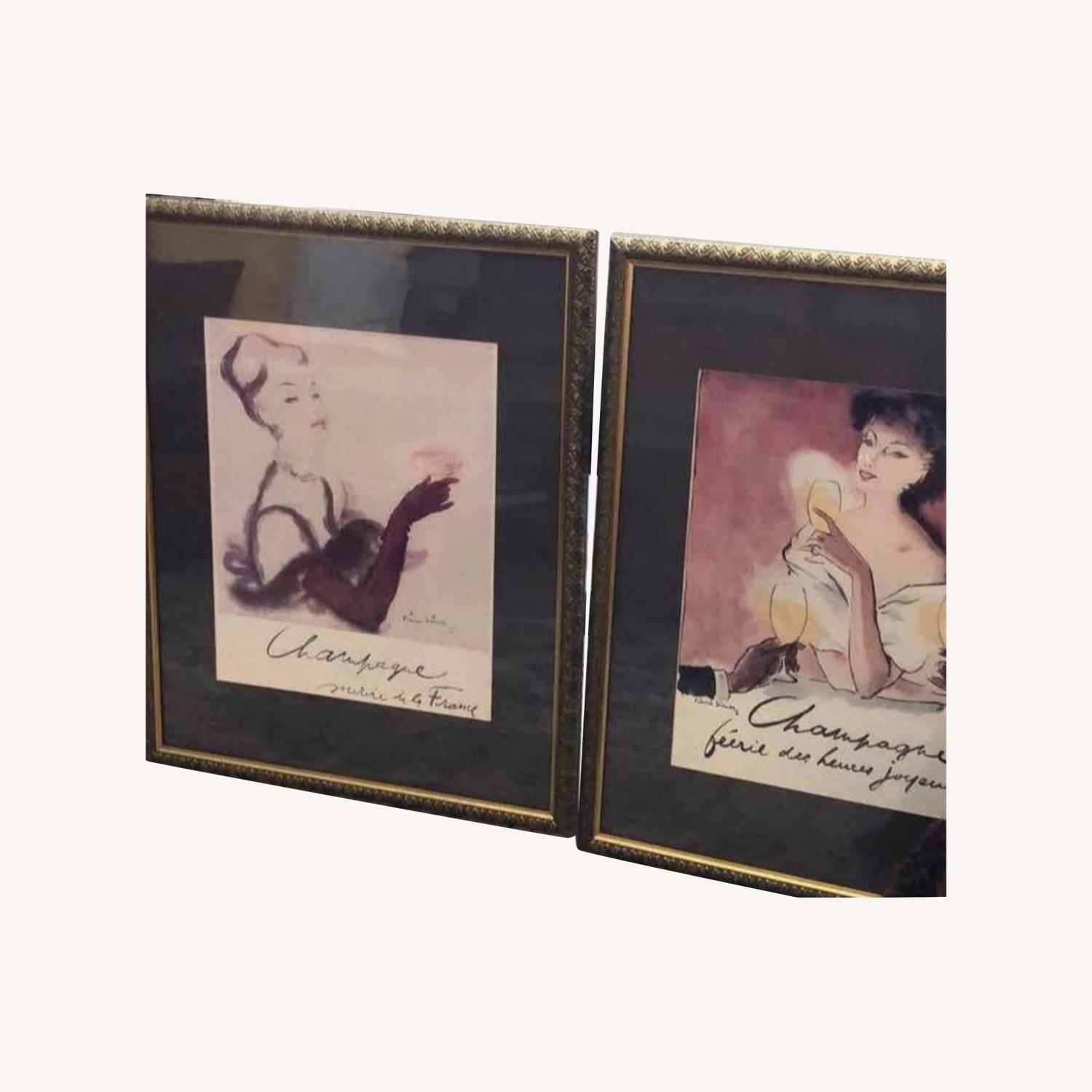 1948 Mid Century Ad Prints Framed 30x24x1” - image-0
