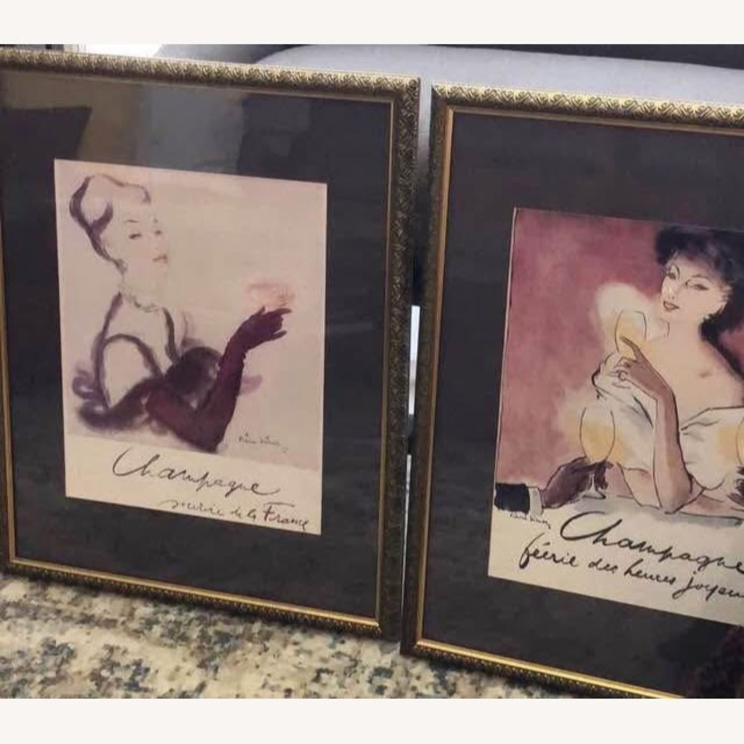 1948 Mid Century Ad Prints Framed 30x24x1” - image-5