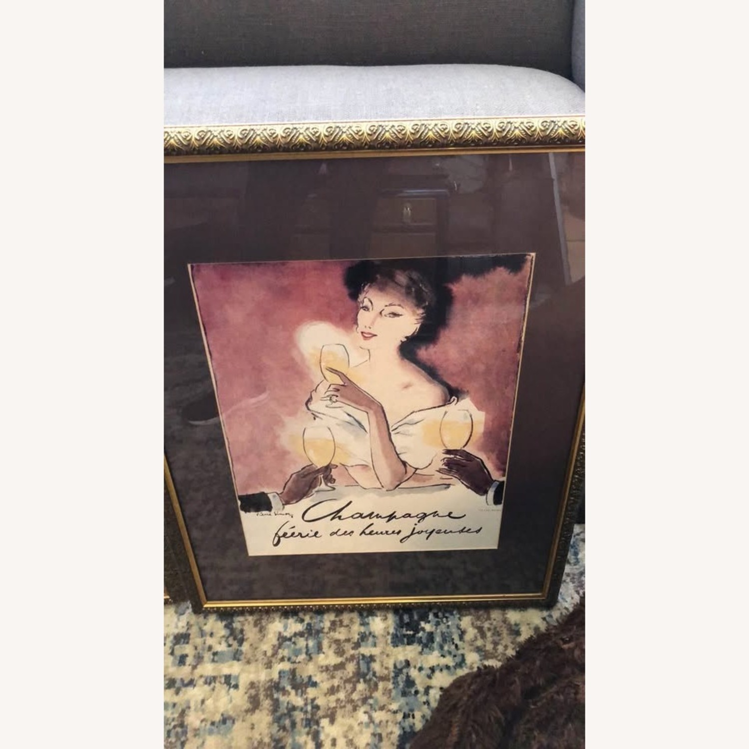1948 Mid Century Ad Prints Framed 30x24x1” - image-1