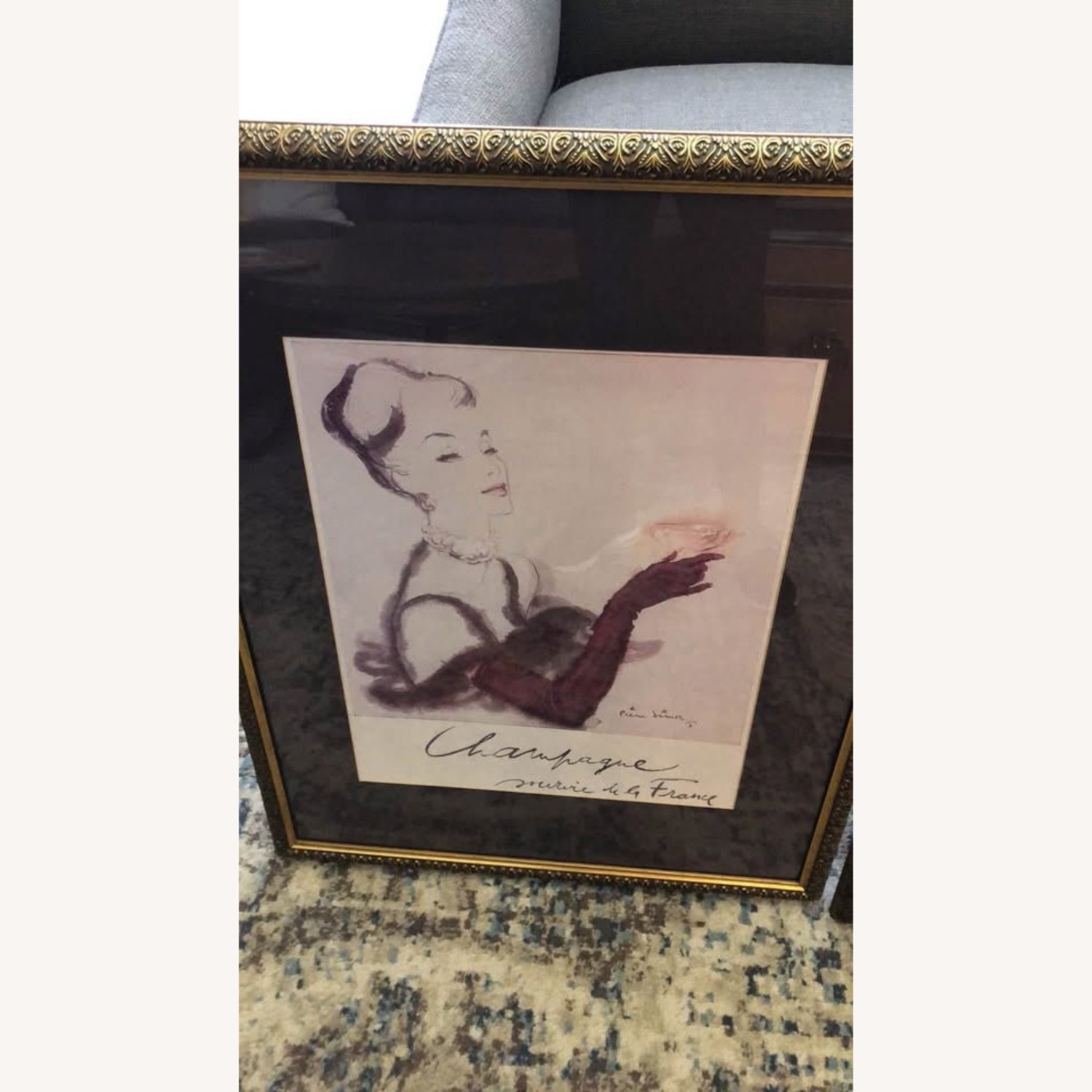 1948 Mid Century Ad Prints Framed 30x24x1” - image-2