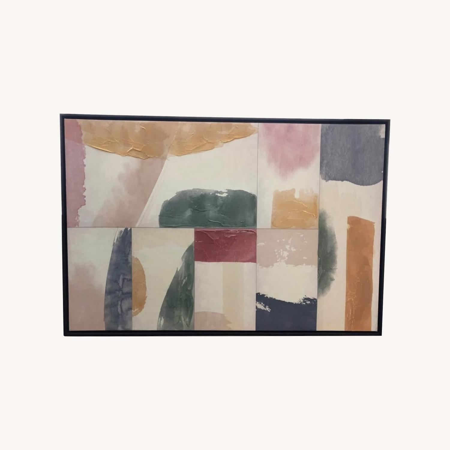 Abstract Modern Framed Art 37x25 - image-0