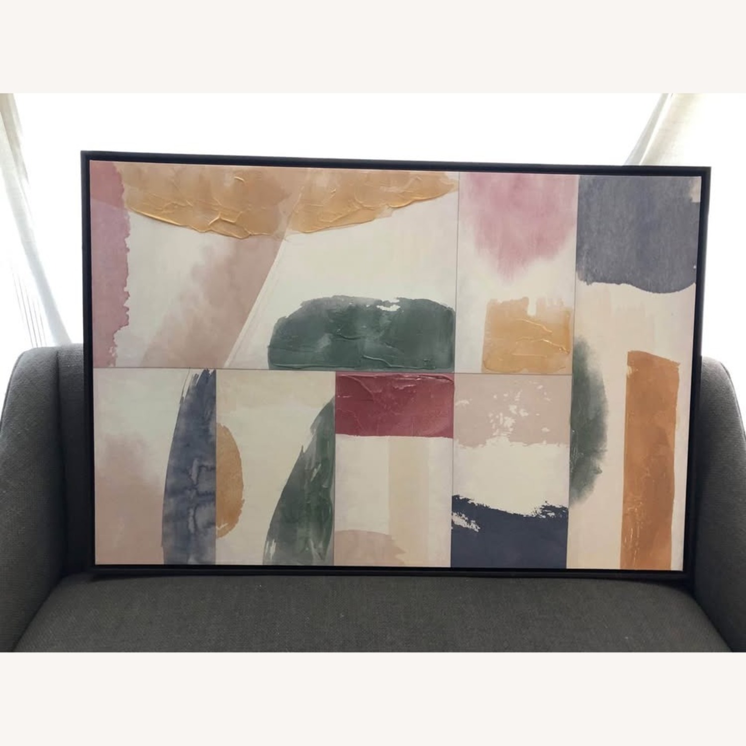 Abstract Modern Framed Art 37x25 - image-5