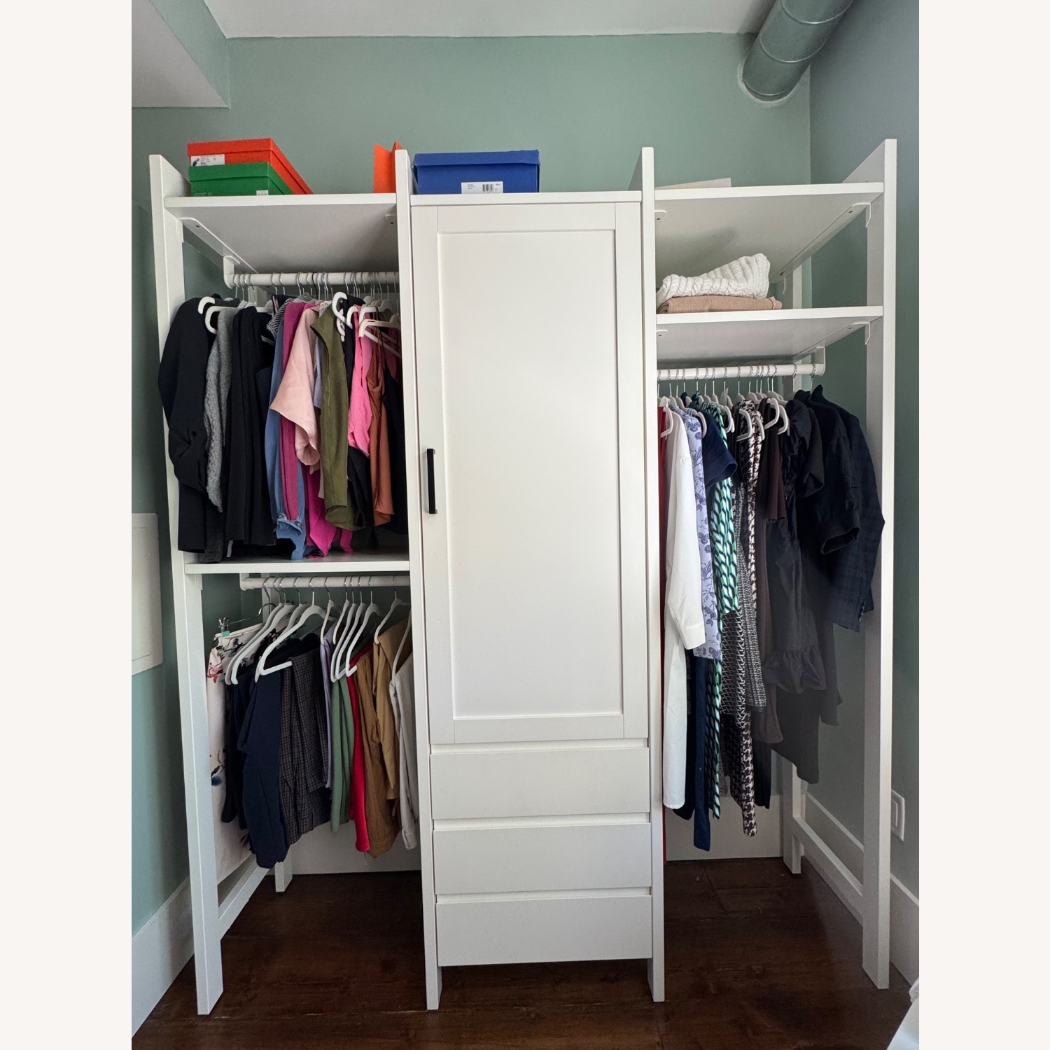 Pottery Barn Stand Alone Walk In Closet System - image-1