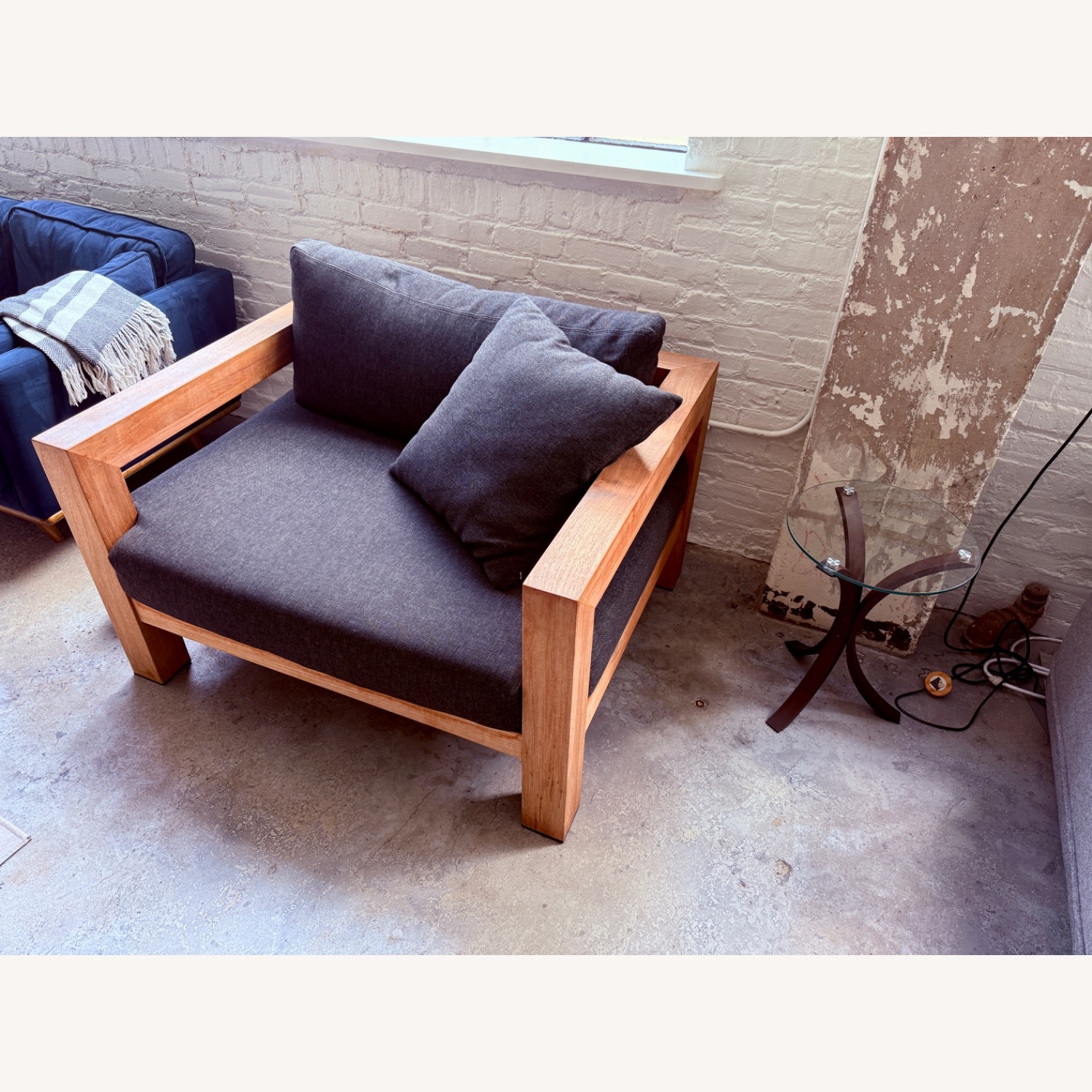 HD Buttercup Outdoor Chair and a Half with Cushions - image-1
