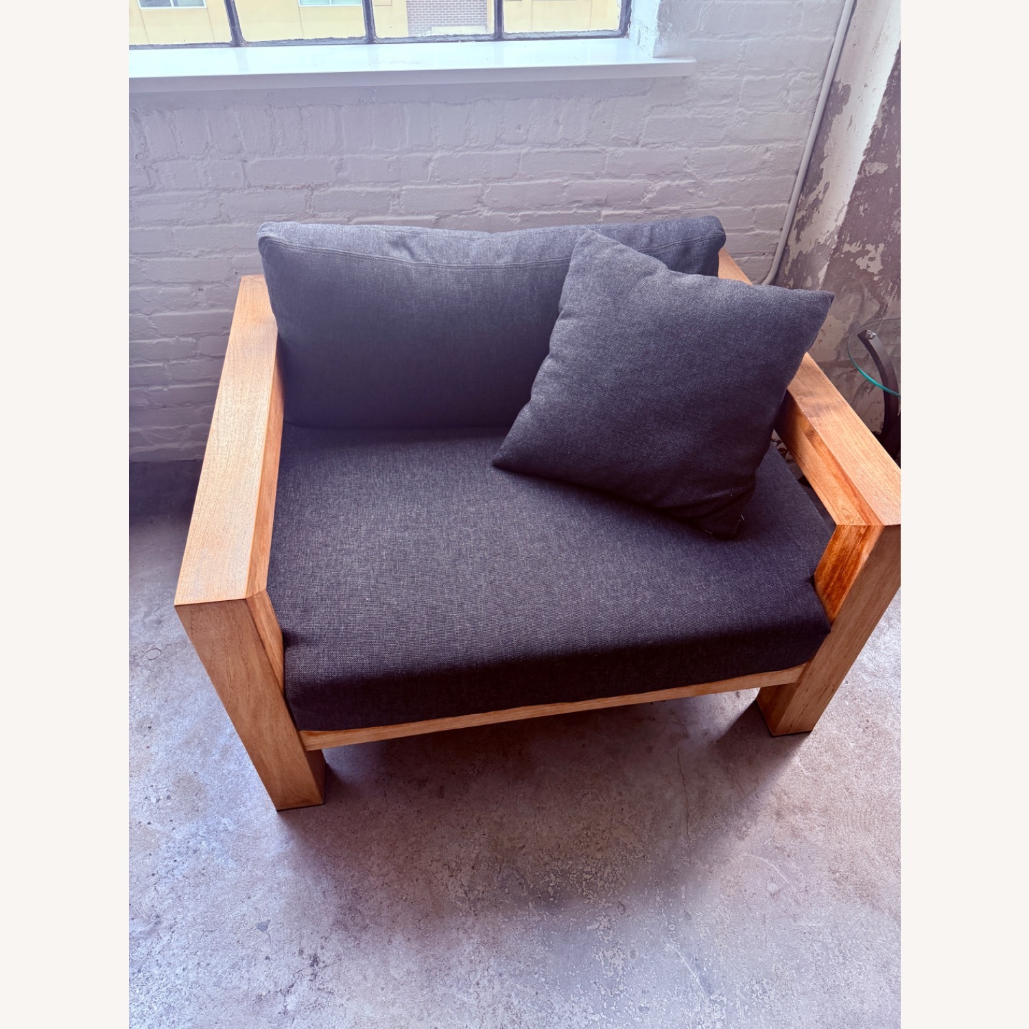 HD Buttercup Outdoor Chair and a Half with Cushions - image-2