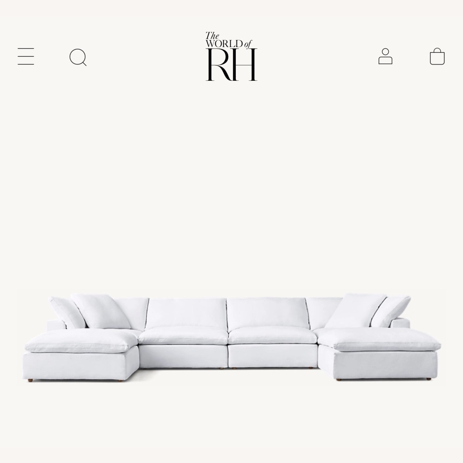 Restoration Hardware Modular Cloud Couch - image-4