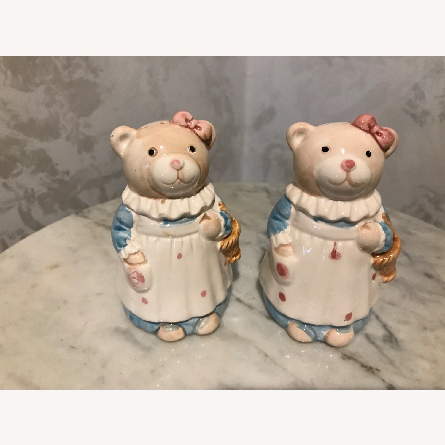  Vintage 1940s Collectible Mama Bear Shakers - image-1