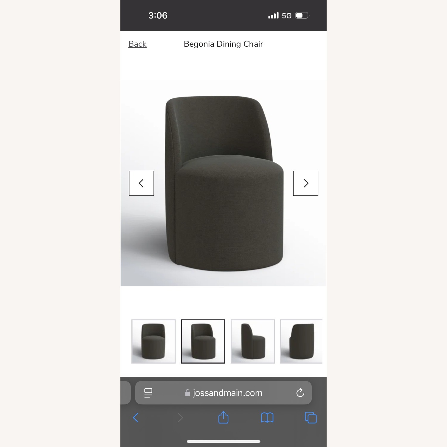 Joss & Main Linen Dining Chairs - image-3