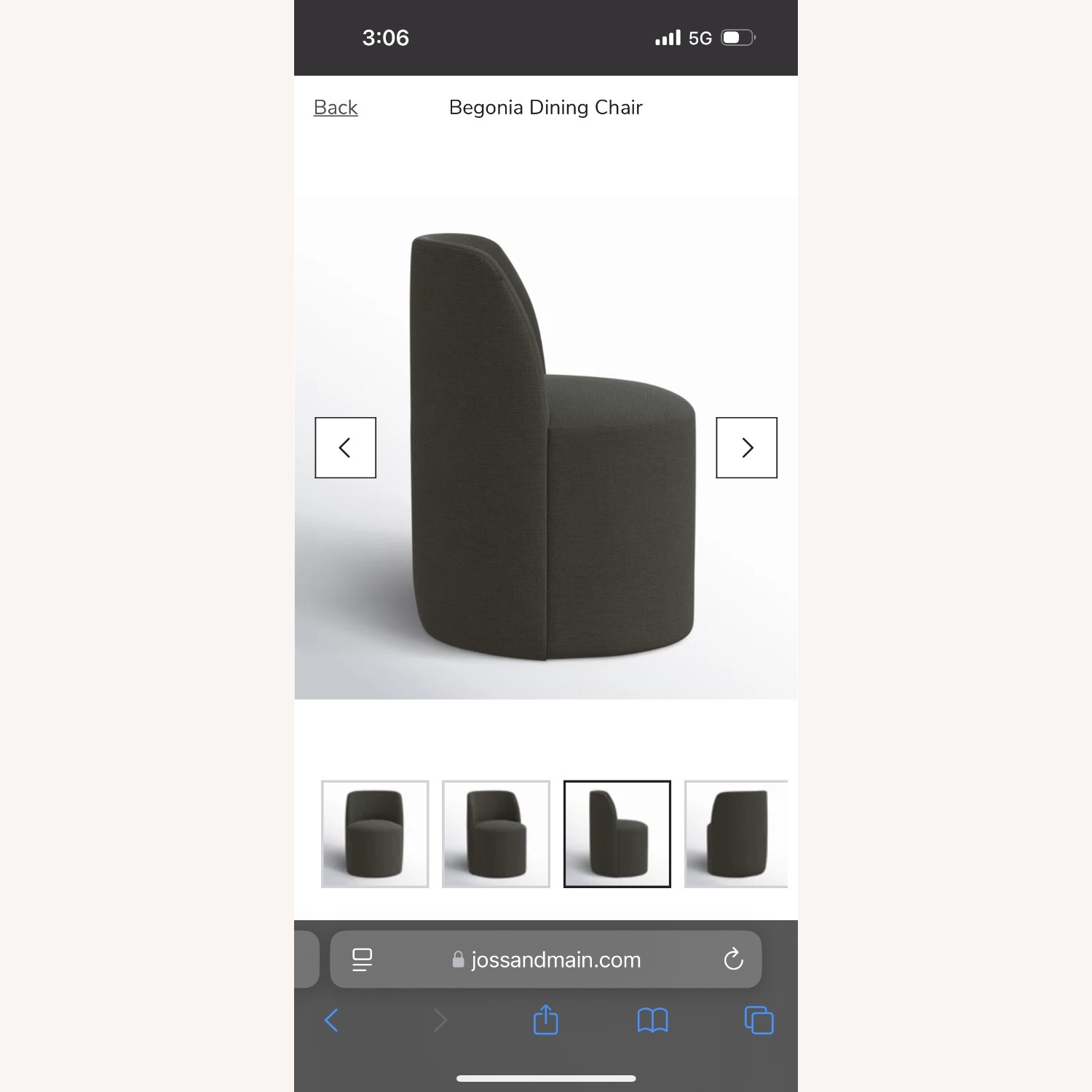 Joss & Main Linen Dining Chairs - image-4