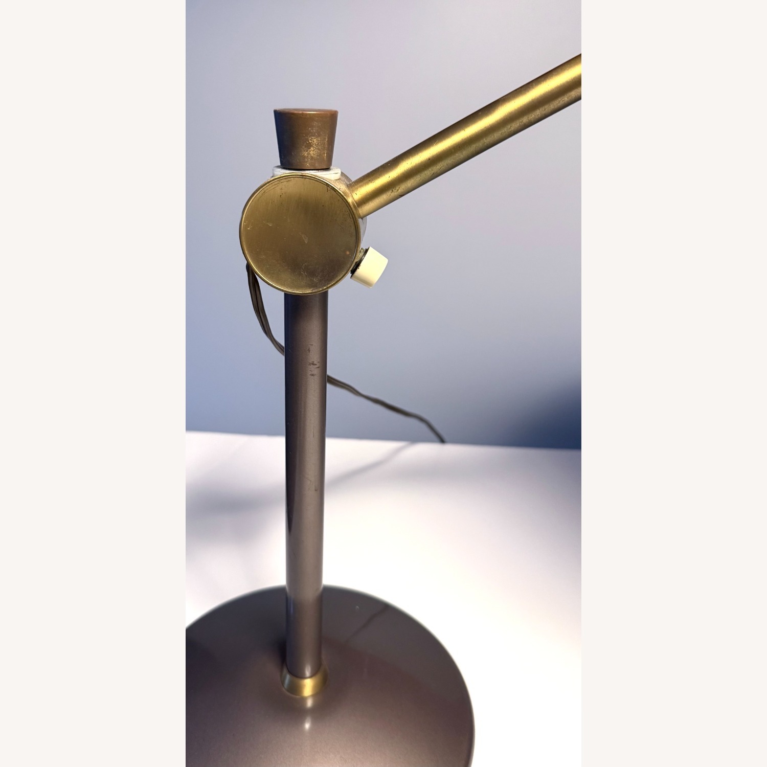 Mid-Century Dazor Flying Saucer Desk Lamp - image-3