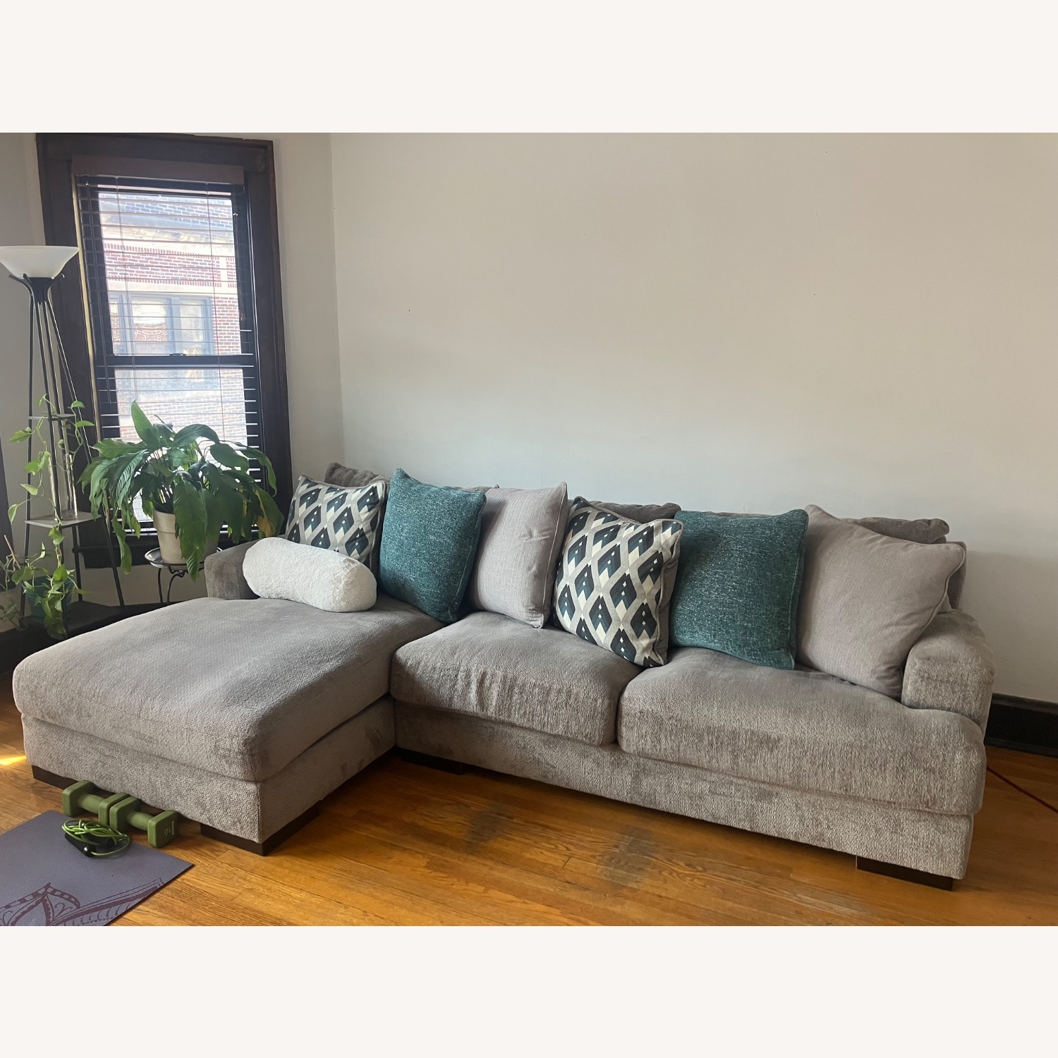 Hyde Park Chaise Sectional Sofa - image-1