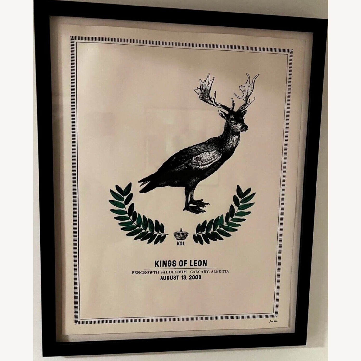 KINGS OF LEON Original Poster from 2009 Concert - image-1