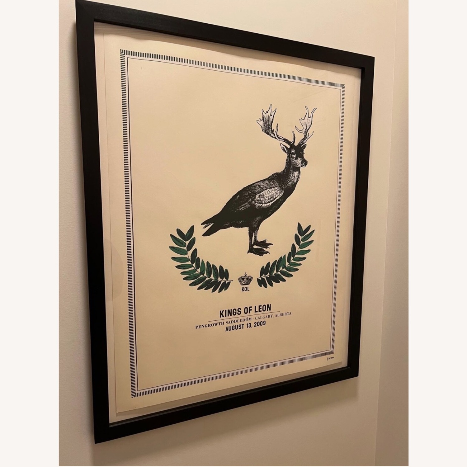 KINGS OF LEON Original Poster from 2009 Concert - image-5