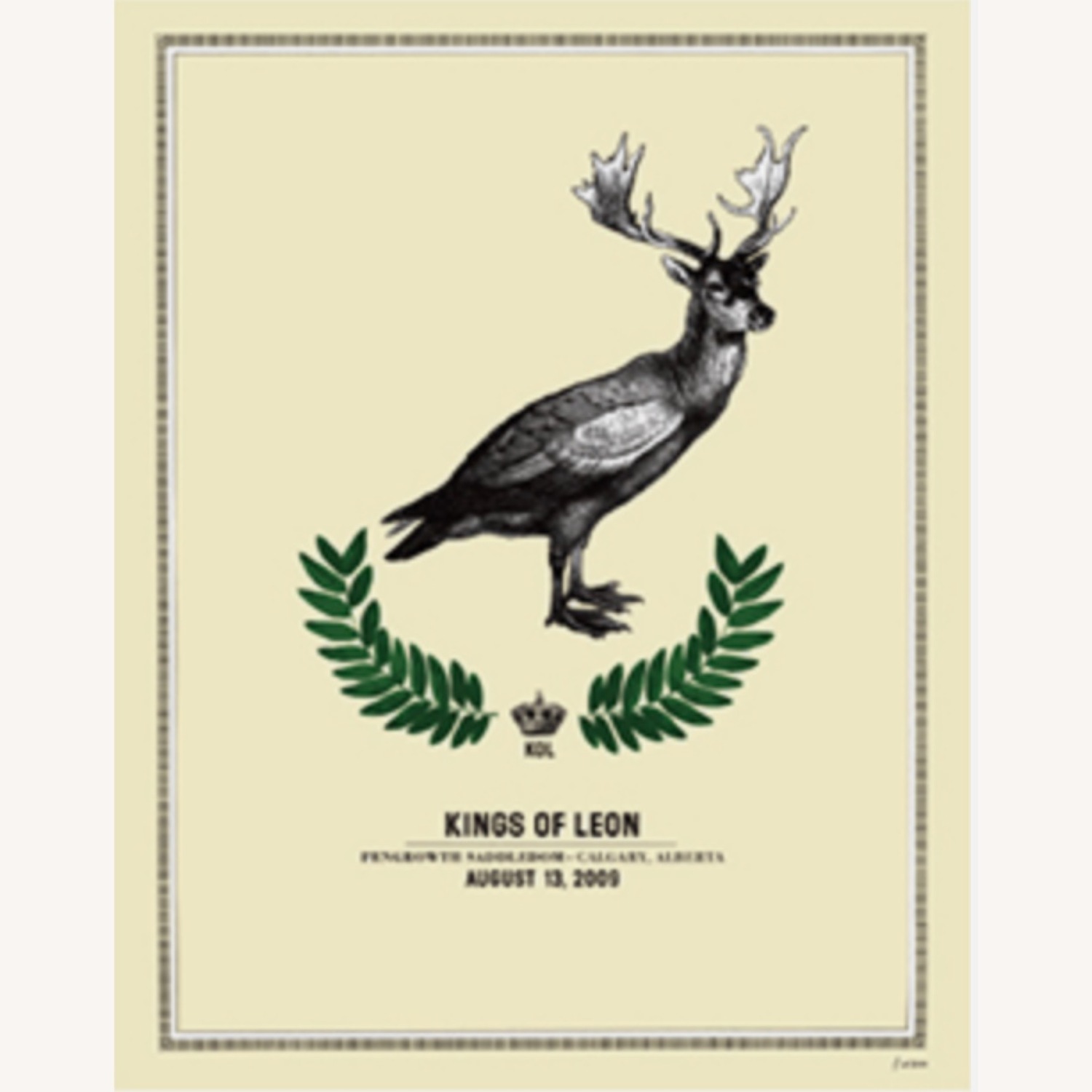 KINGS OF LEON Original Poster from 2009 Concert - image-3