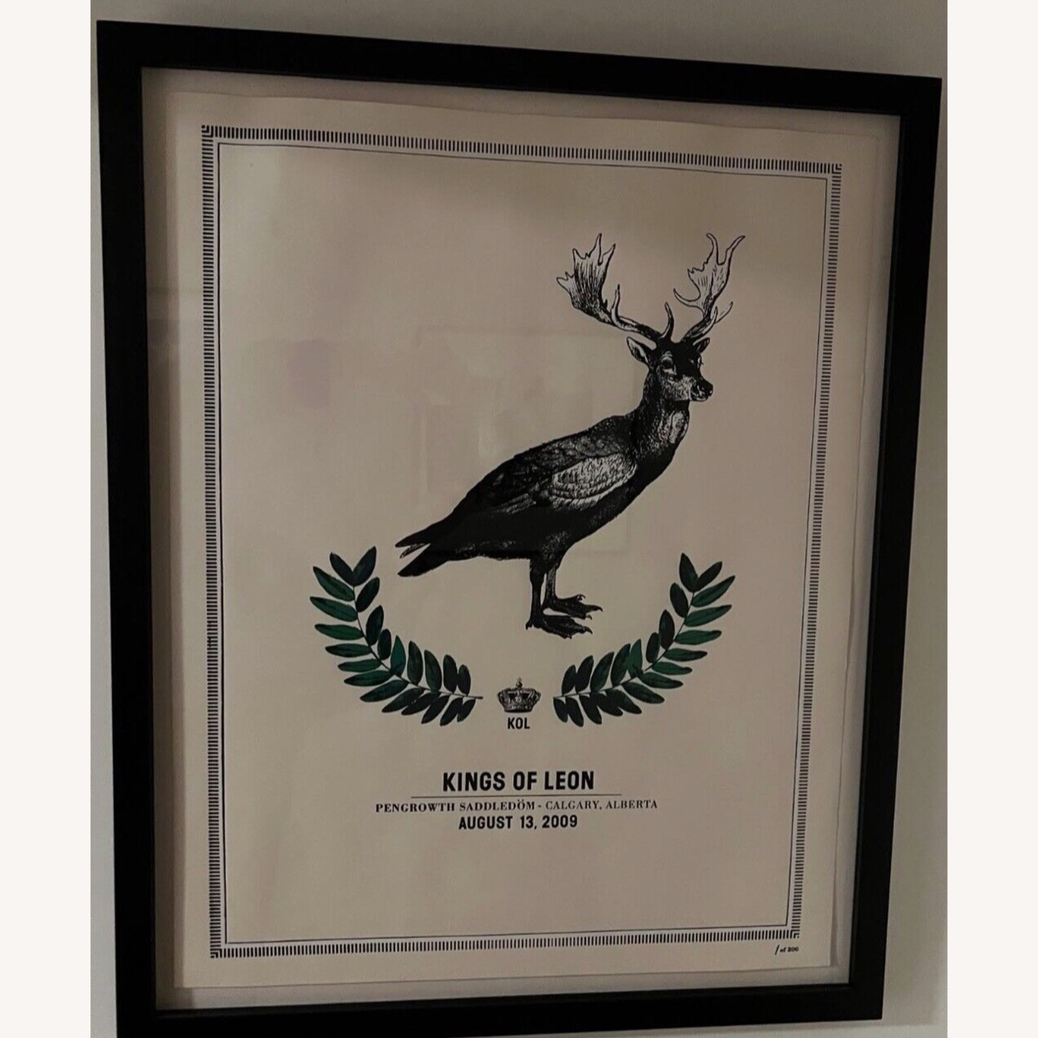 KINGS OF LEON Original Poster from 2009 Concert - image-4