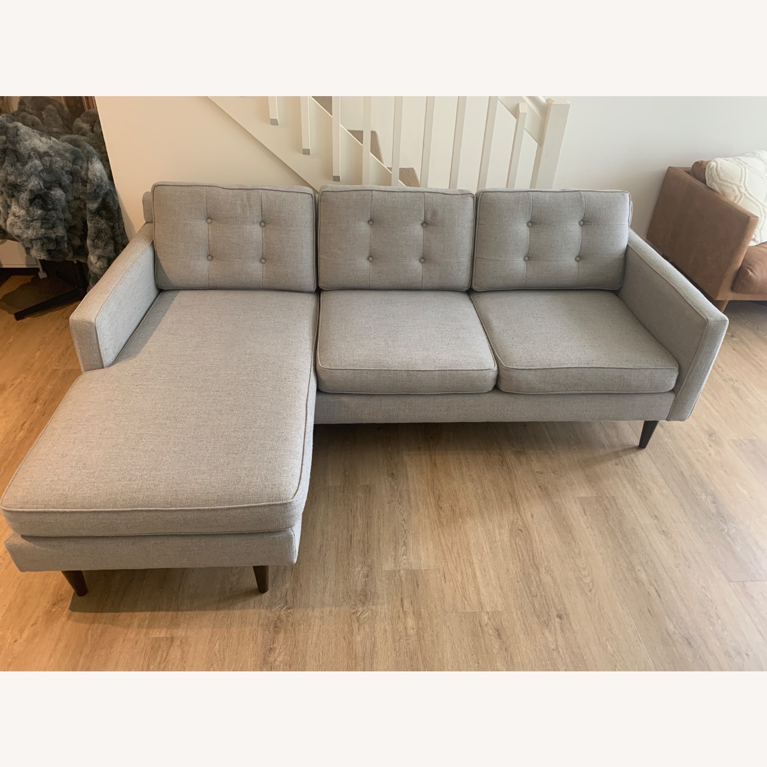 West Elm Drake 2-Piece Reversible Sectional - image-2