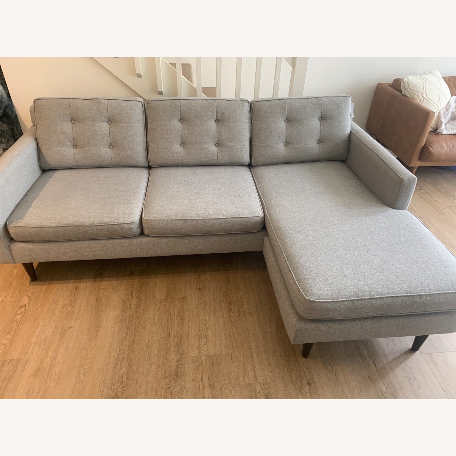 West Elm Drake 2-Piece Reversible Sectional - image-7