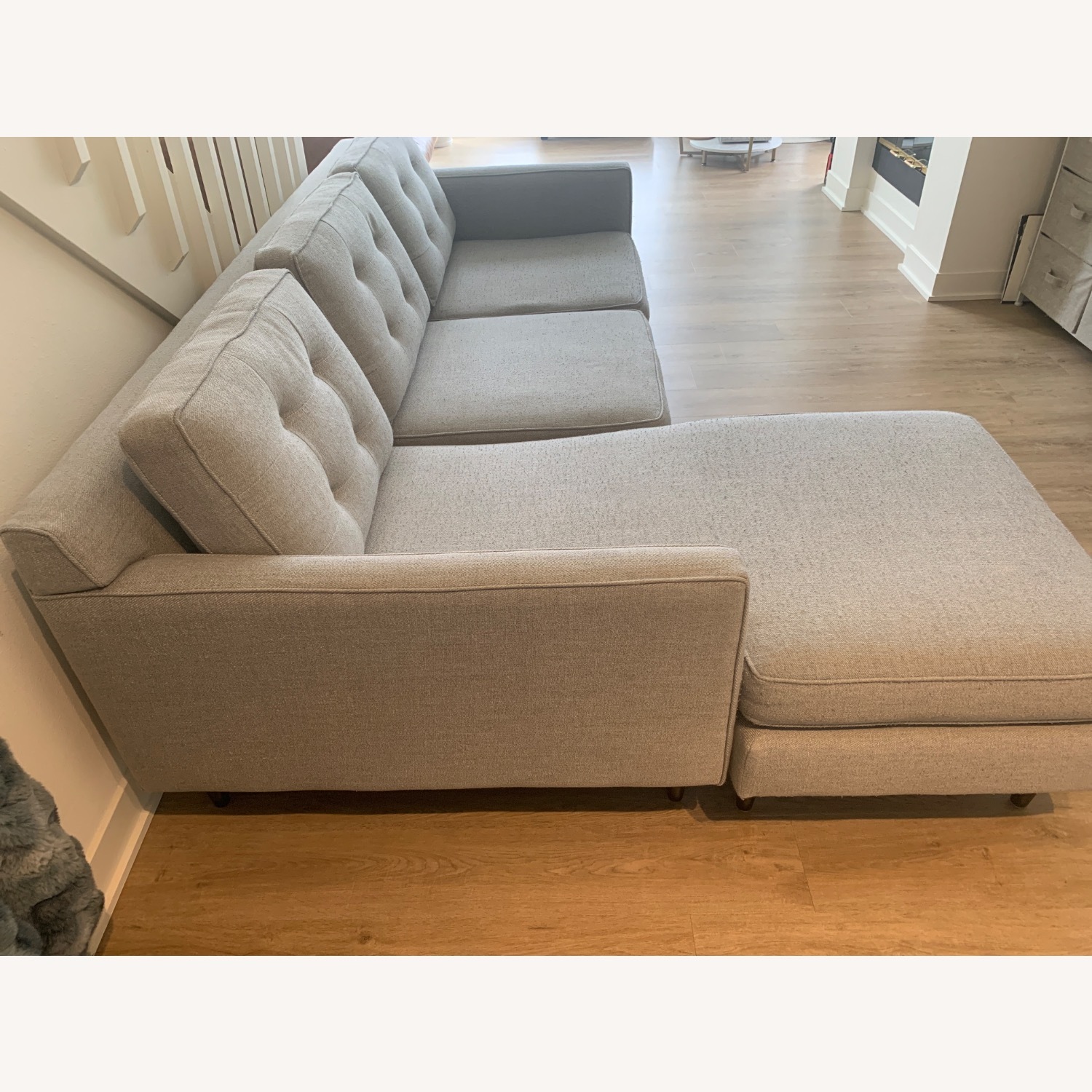 West Elm Drake 2-Piece Reversible Sectional - image-3