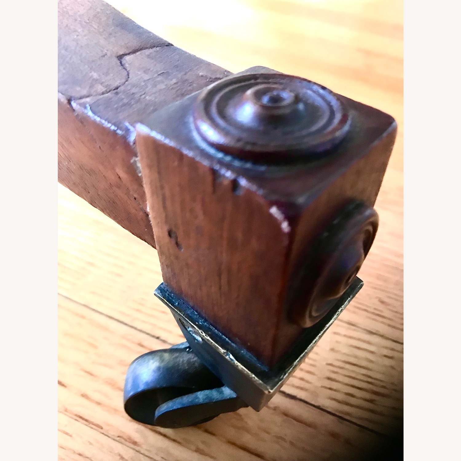 Antique English Floor Mirror - image-13