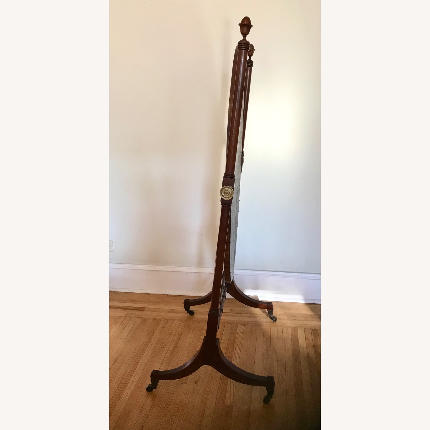 Antique English Floor Mirror - image-3