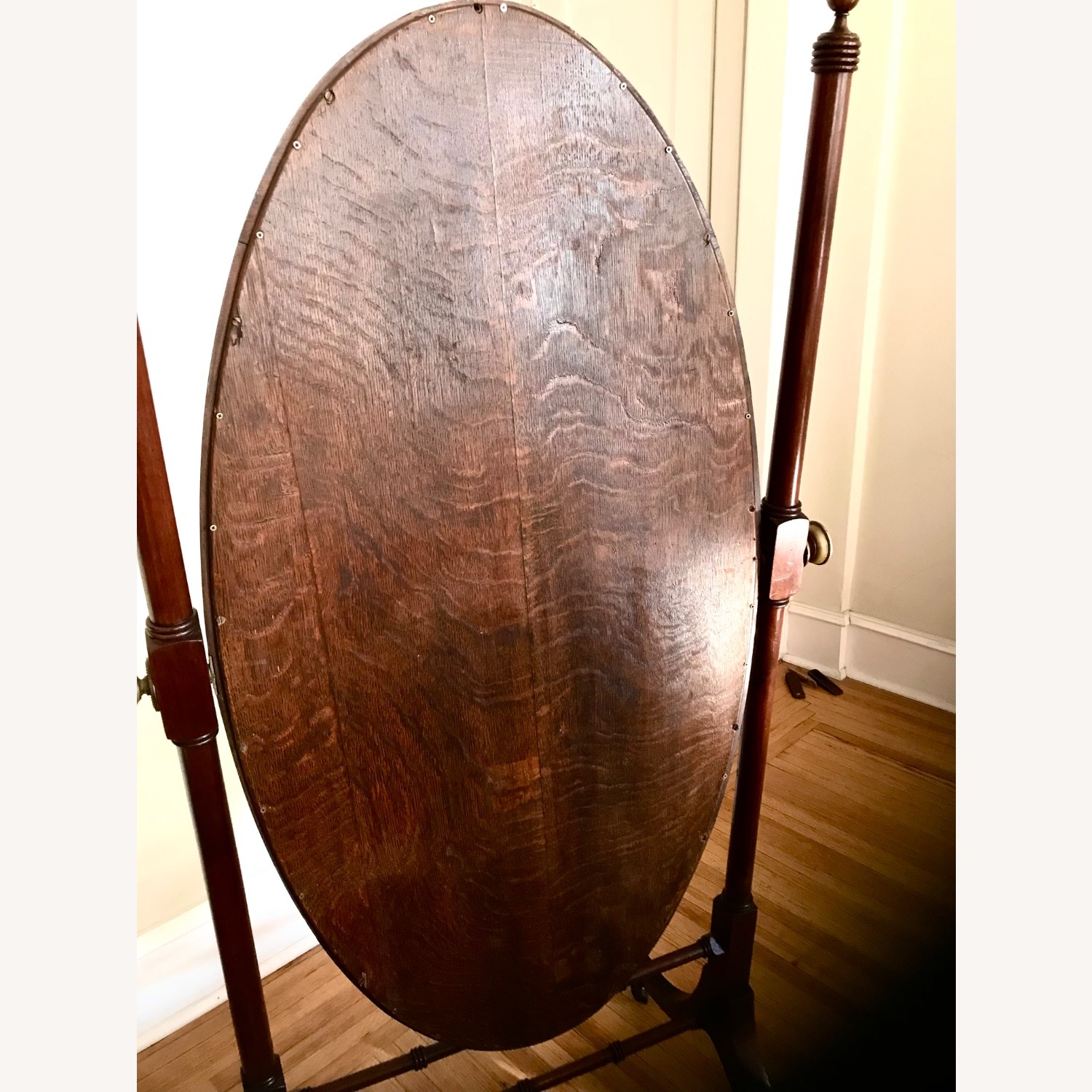 Antique English Floor Mirror - image-4
