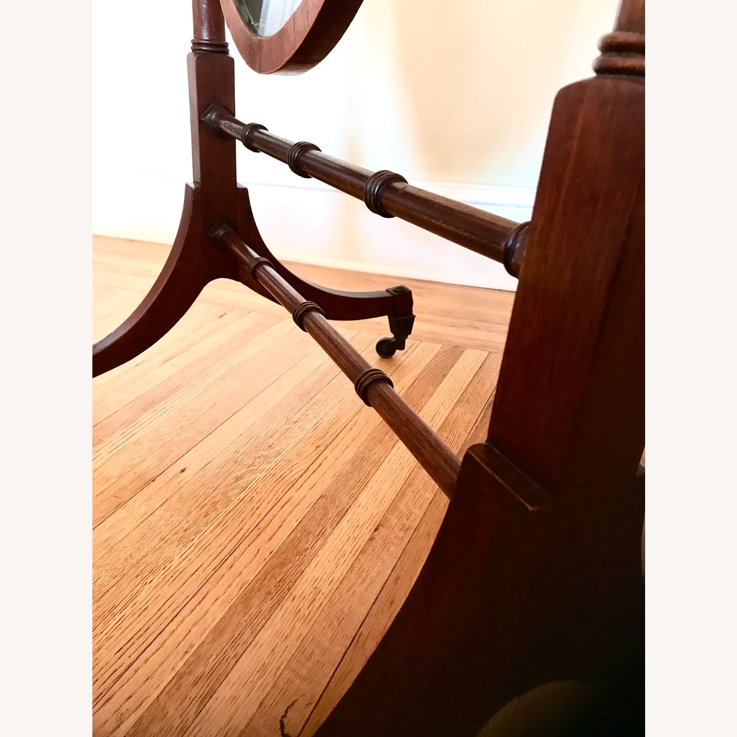 Antique English Floor Mirror - image-7