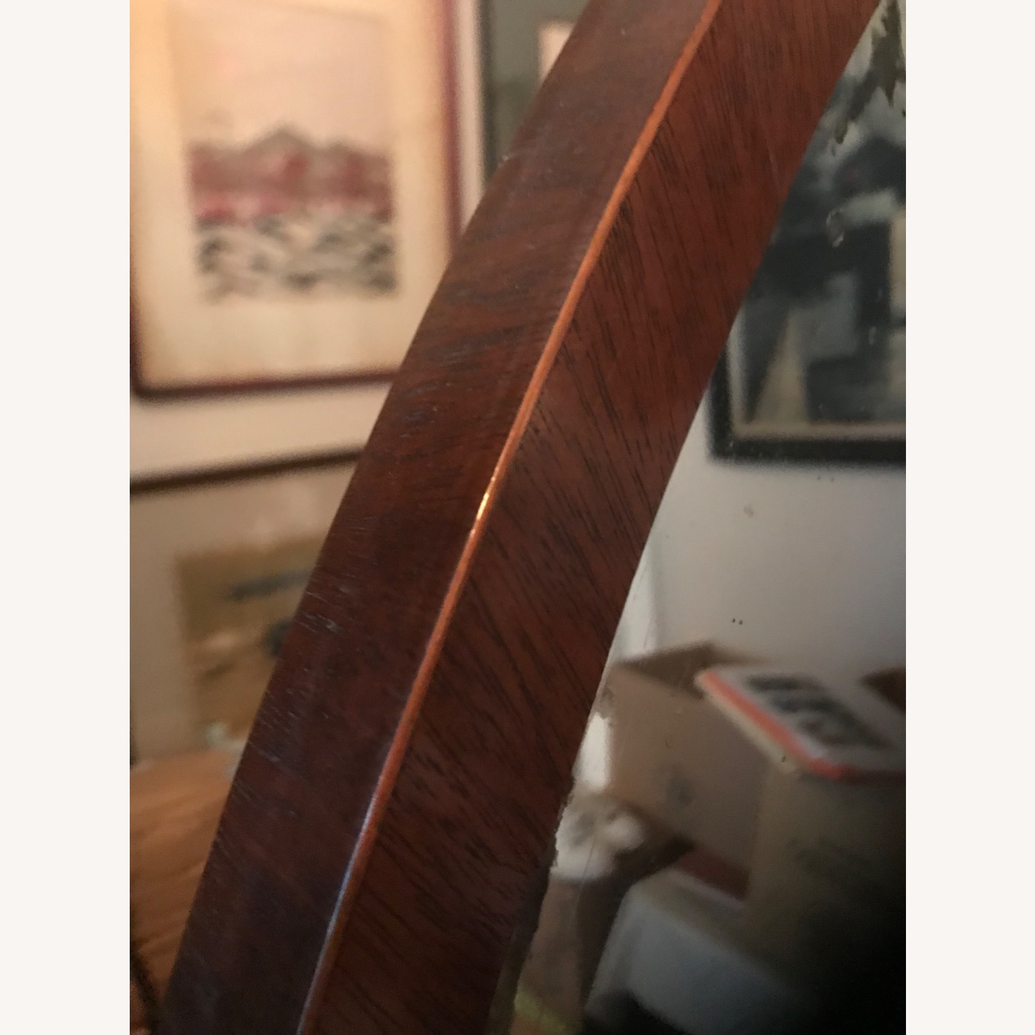 Antique English Floor Mirror - image-9