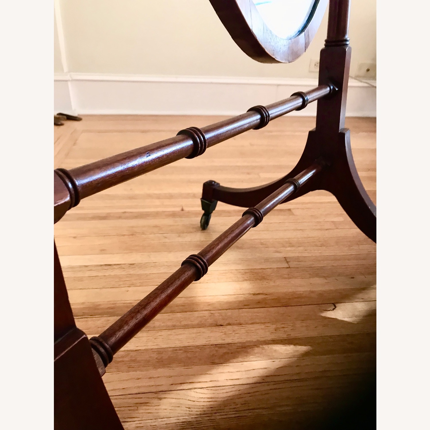 Antique English Floor Mirror - image-8