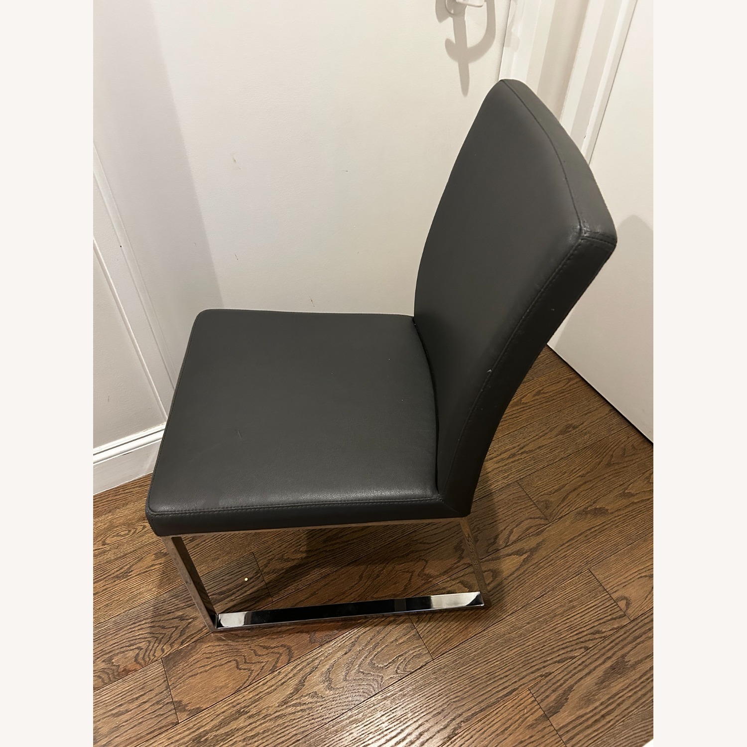 6 Modani Dark Grey Dining Chairs - image-1