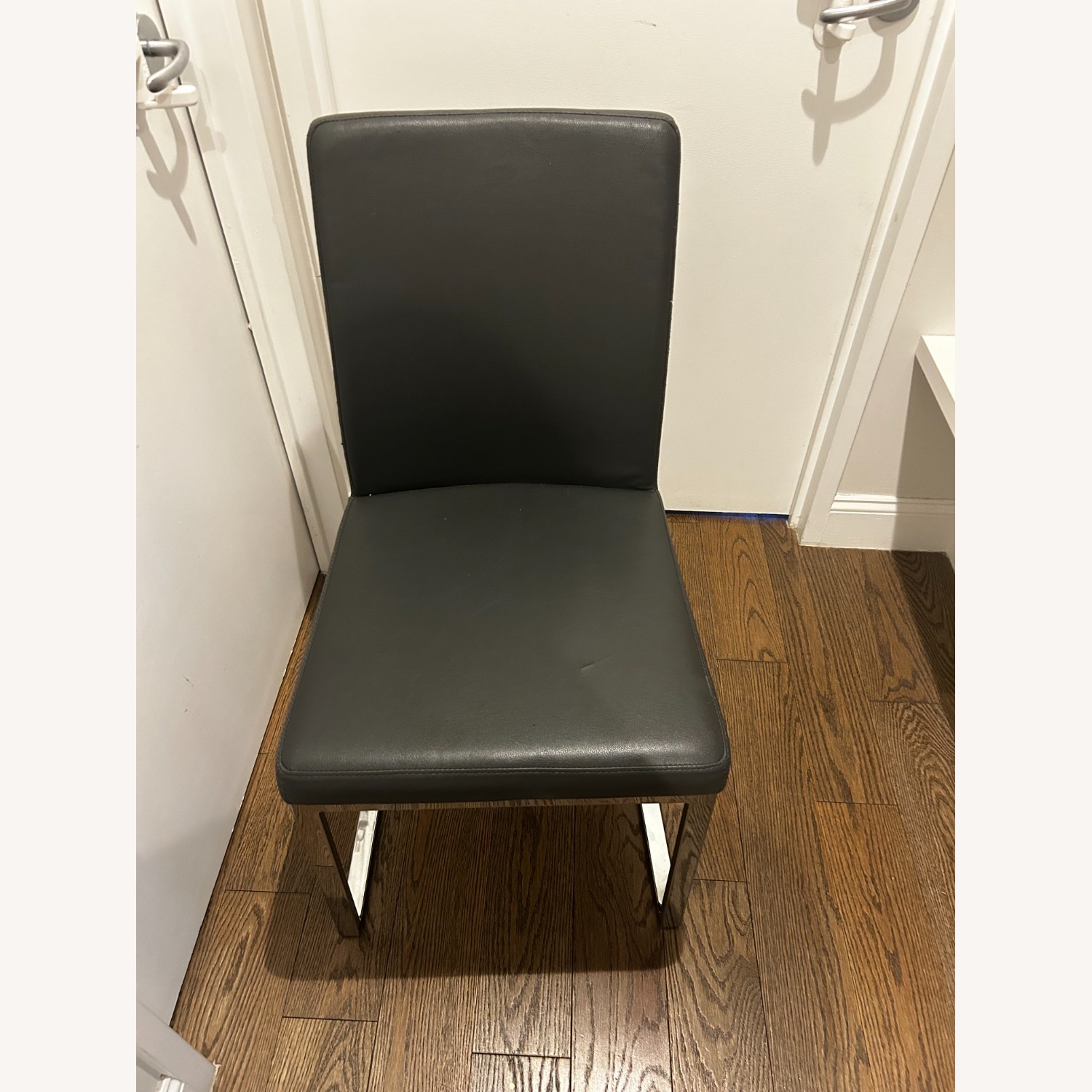 6 Modani Dark Grey Dining Chairs - image-2