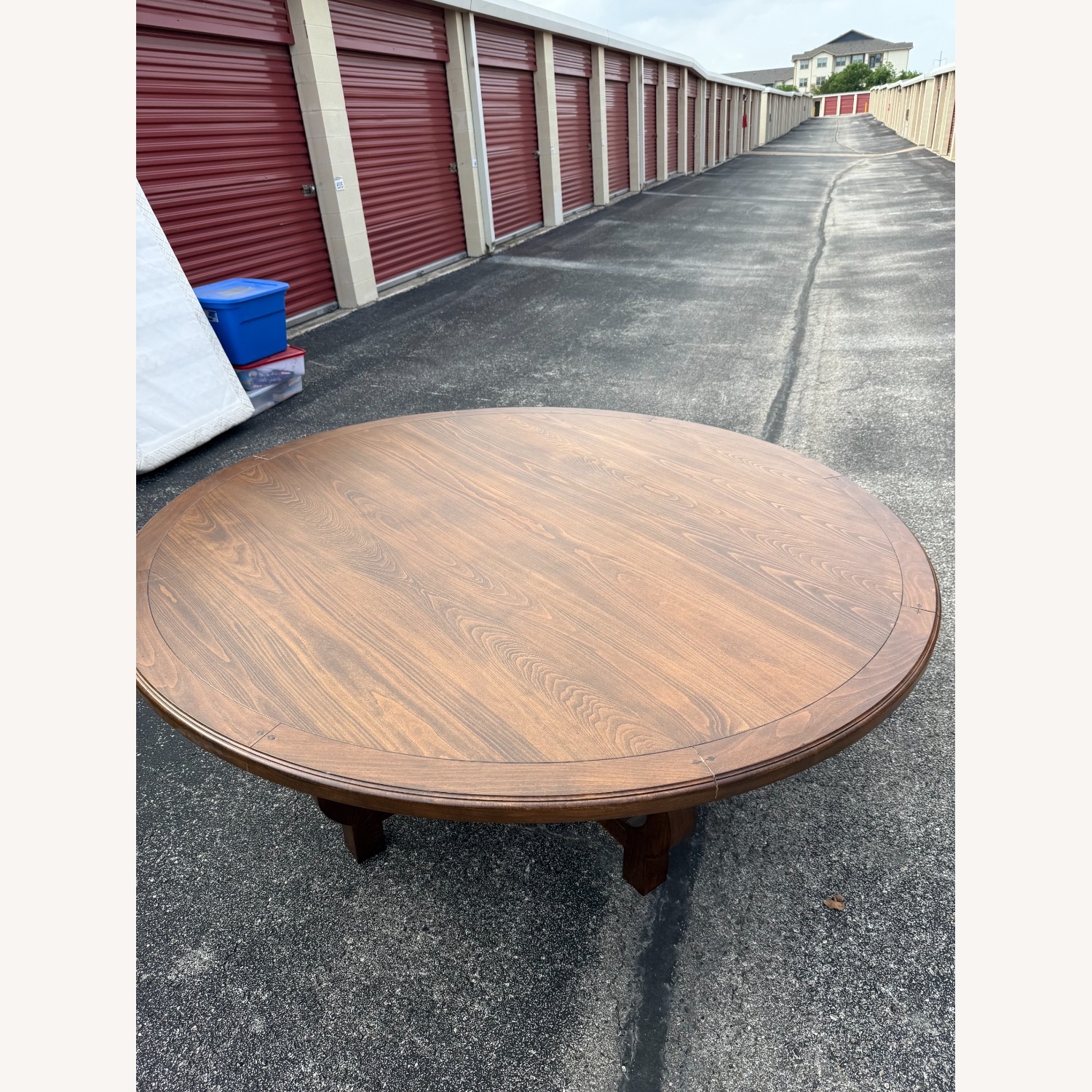 5' 10" Solid Wood Round Dining Table - image-4