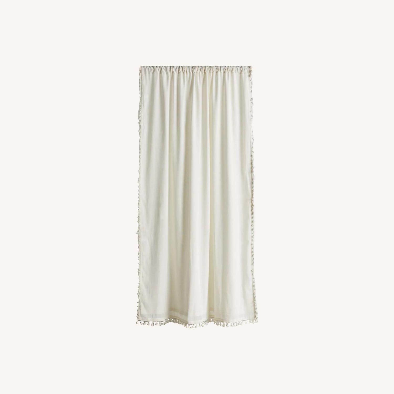 Urban Outfitters Palma Fringe Light Blocking Curtains - image-0