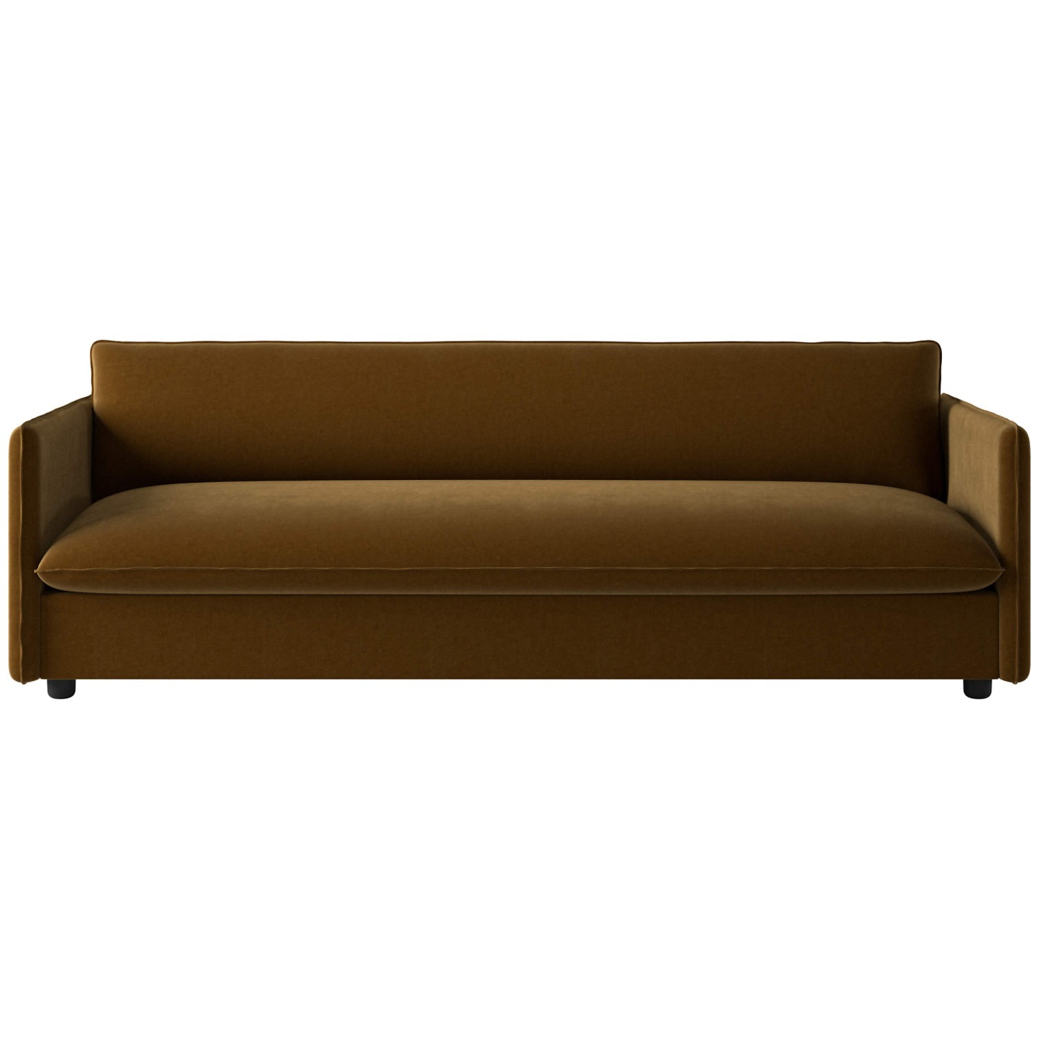 CB2 Corroy Sofa in Custom Como Velvet - image-1