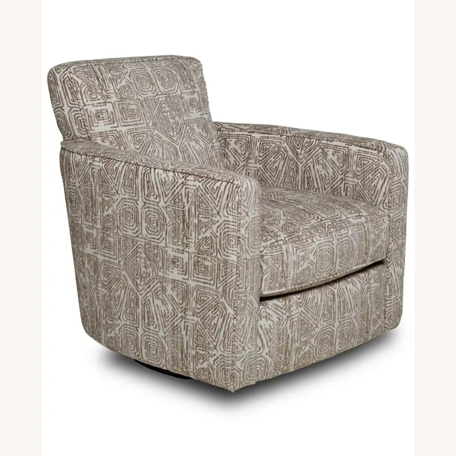 Macy's Geometric Swivel Accent Chair - image-1
