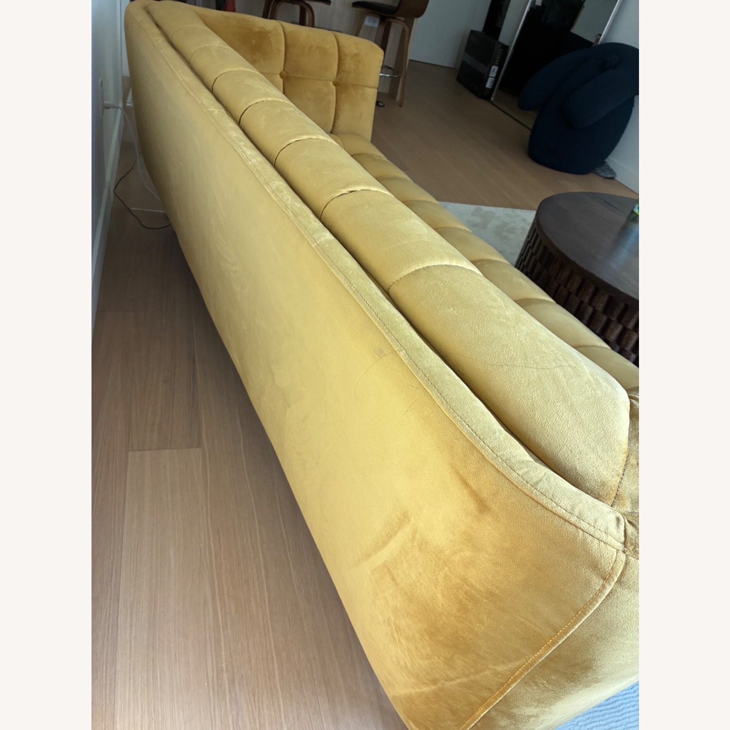 Mercury Row Ardrie Velvet Sofa - image-5