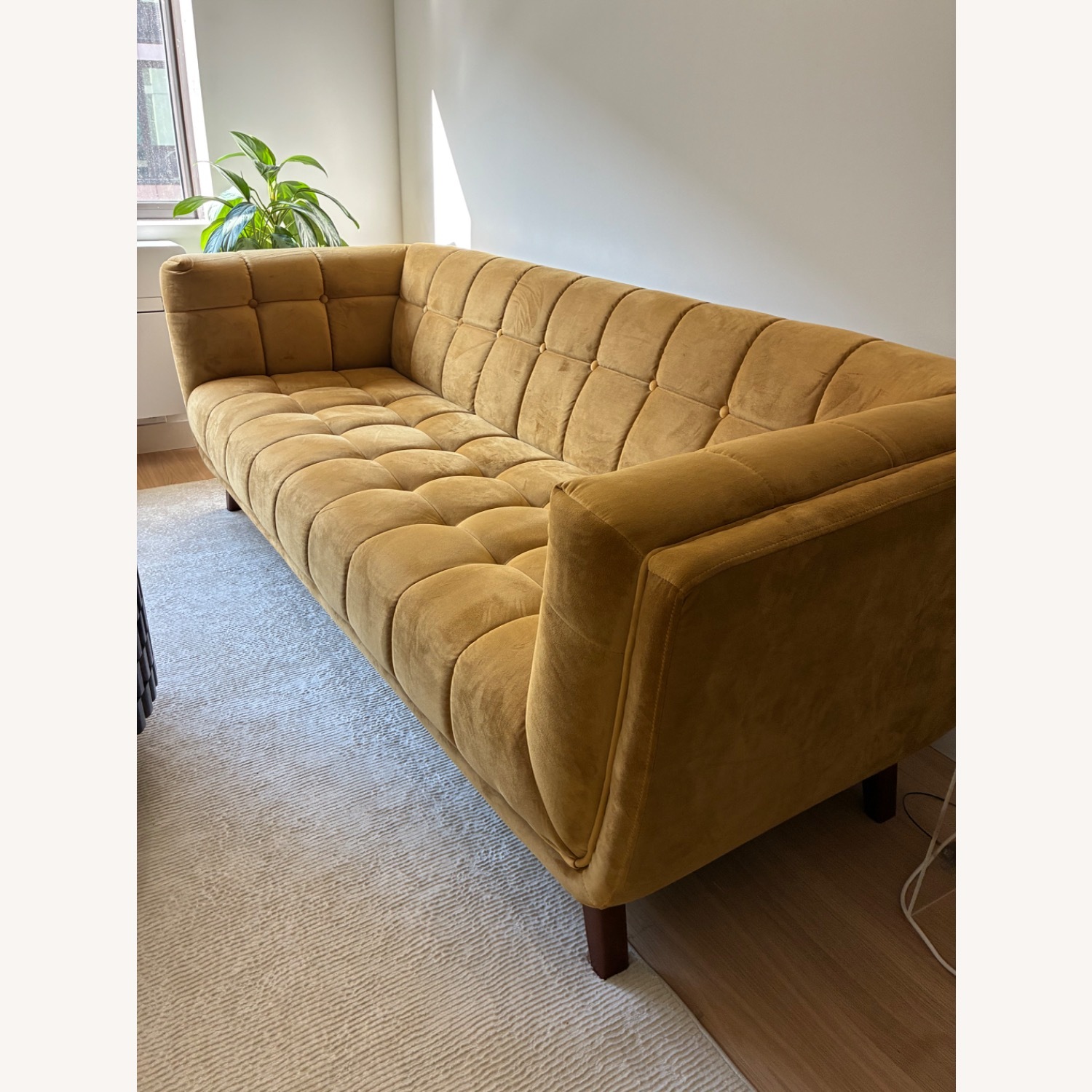 Mercury Row Ardrie Velvet Sofa - image-4